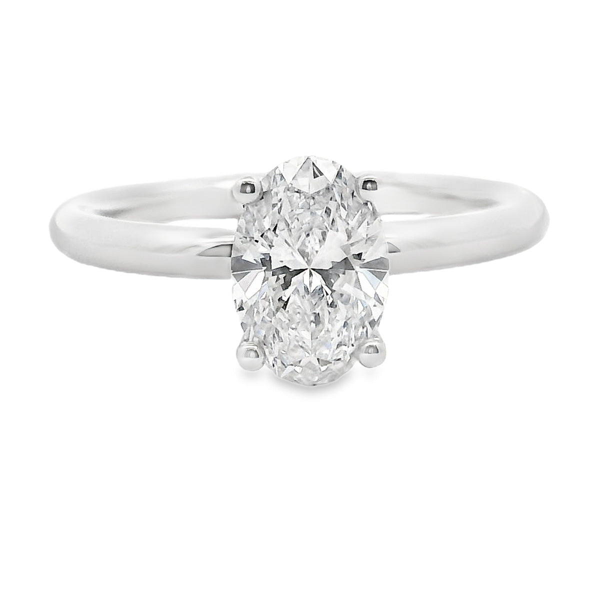 18ct White Gold 1.11ct Lab Grown Engagement Ring