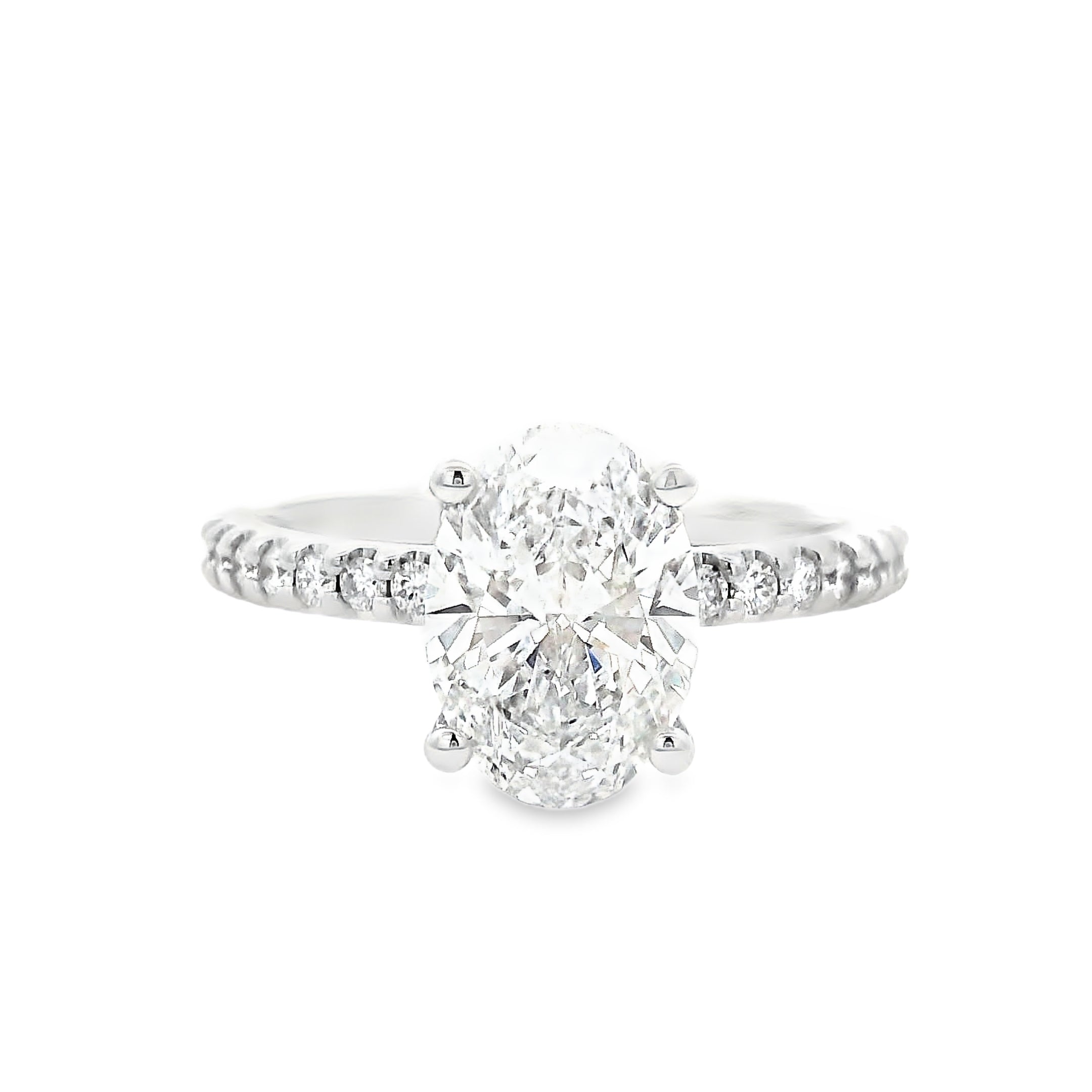 18ct White Gold 2.07ct Lab Grown Engagement Ring