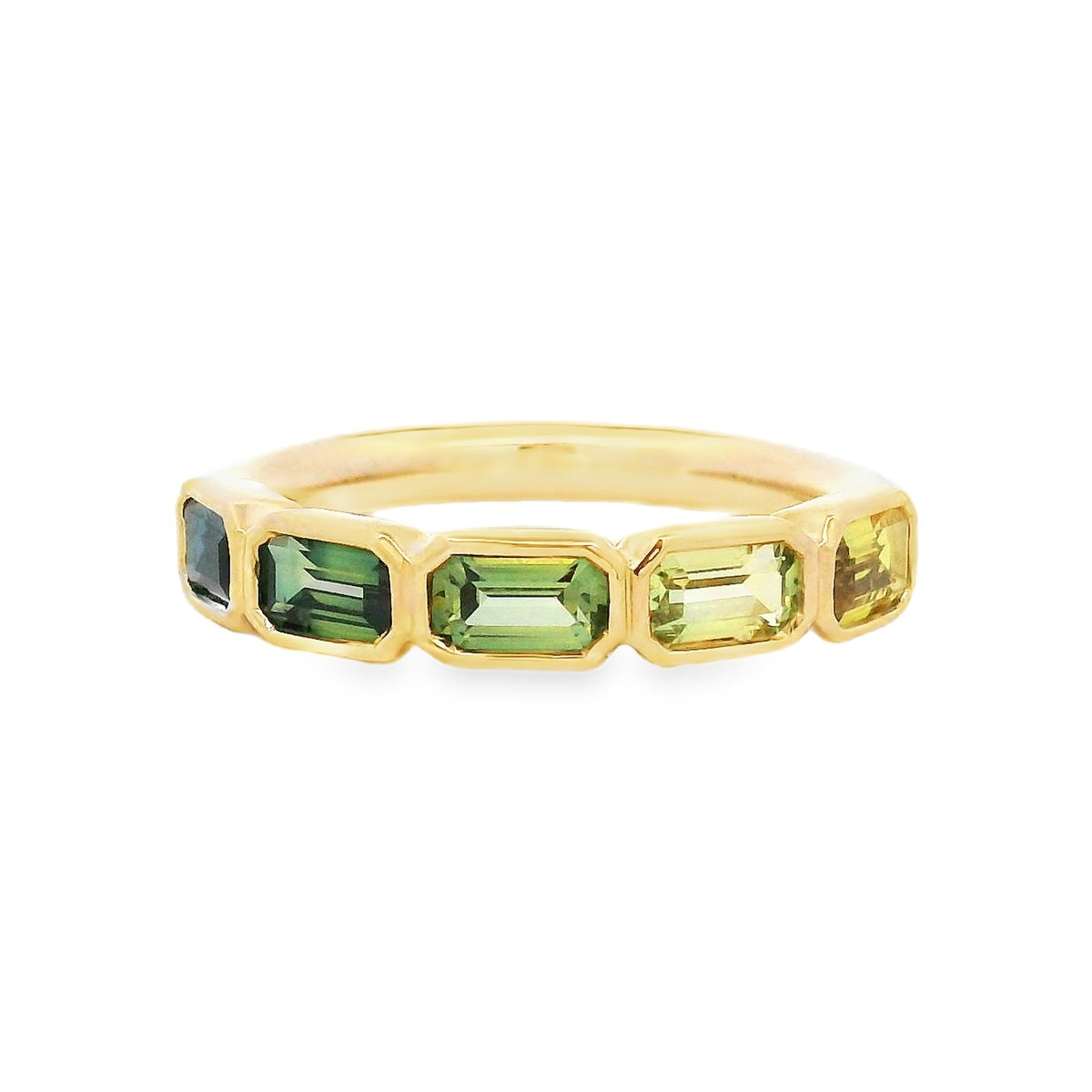 9ct Yellow Gold Sapphire Ring