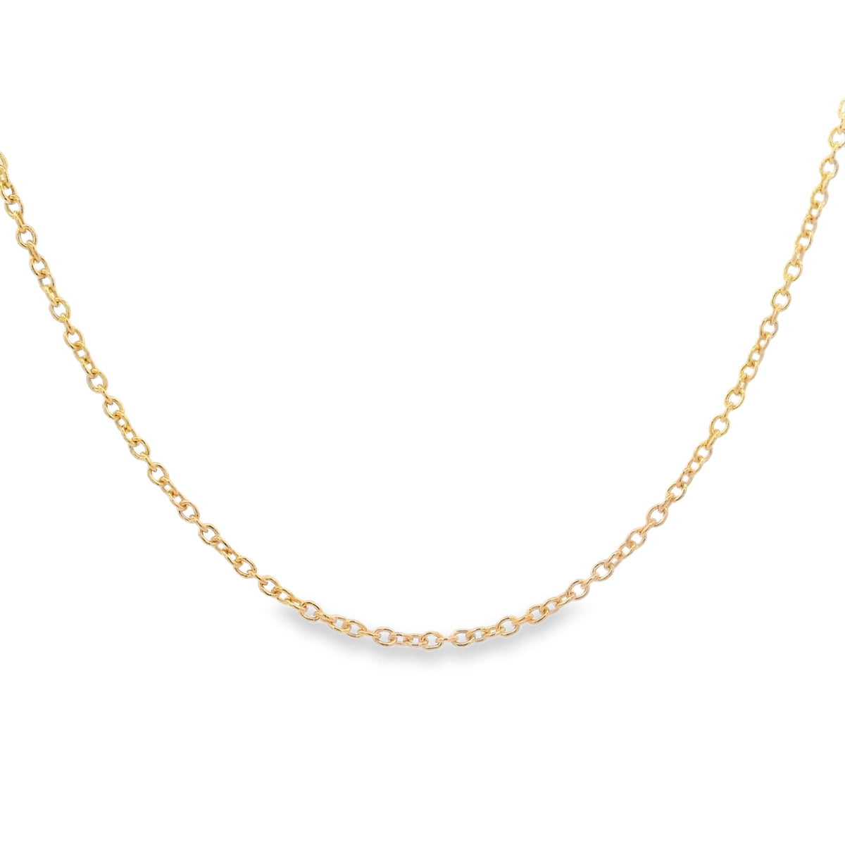 18ct Yellow Gold 50cm Cable Chain