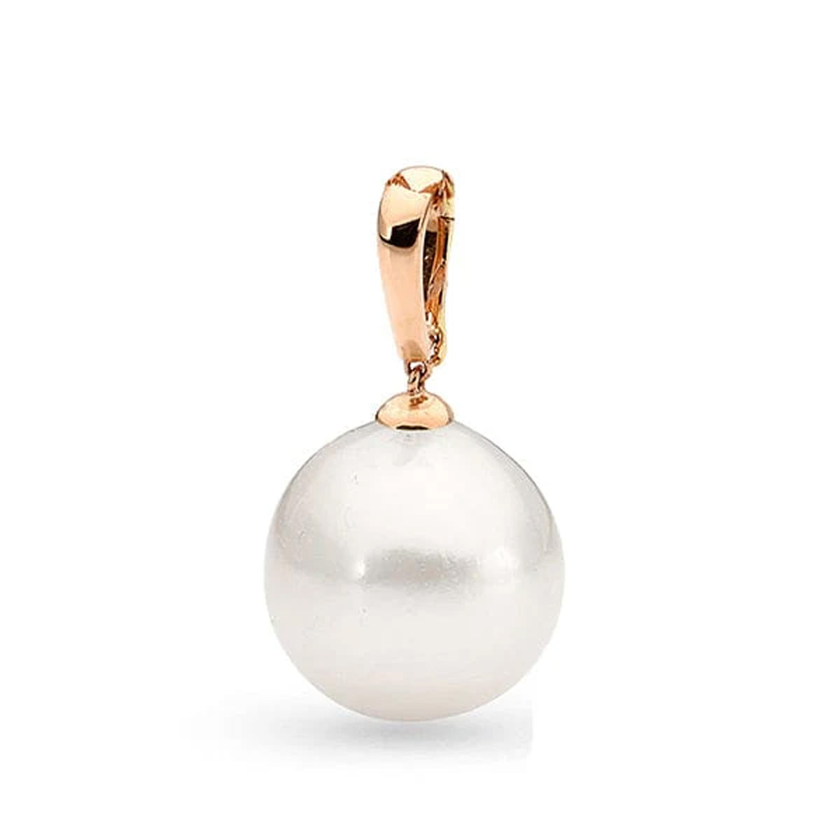 9ct Rose Gold Edison Pearl Enhancer Pendant