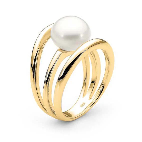 9ct Yellow Gold Freshwater Pearl Ring
