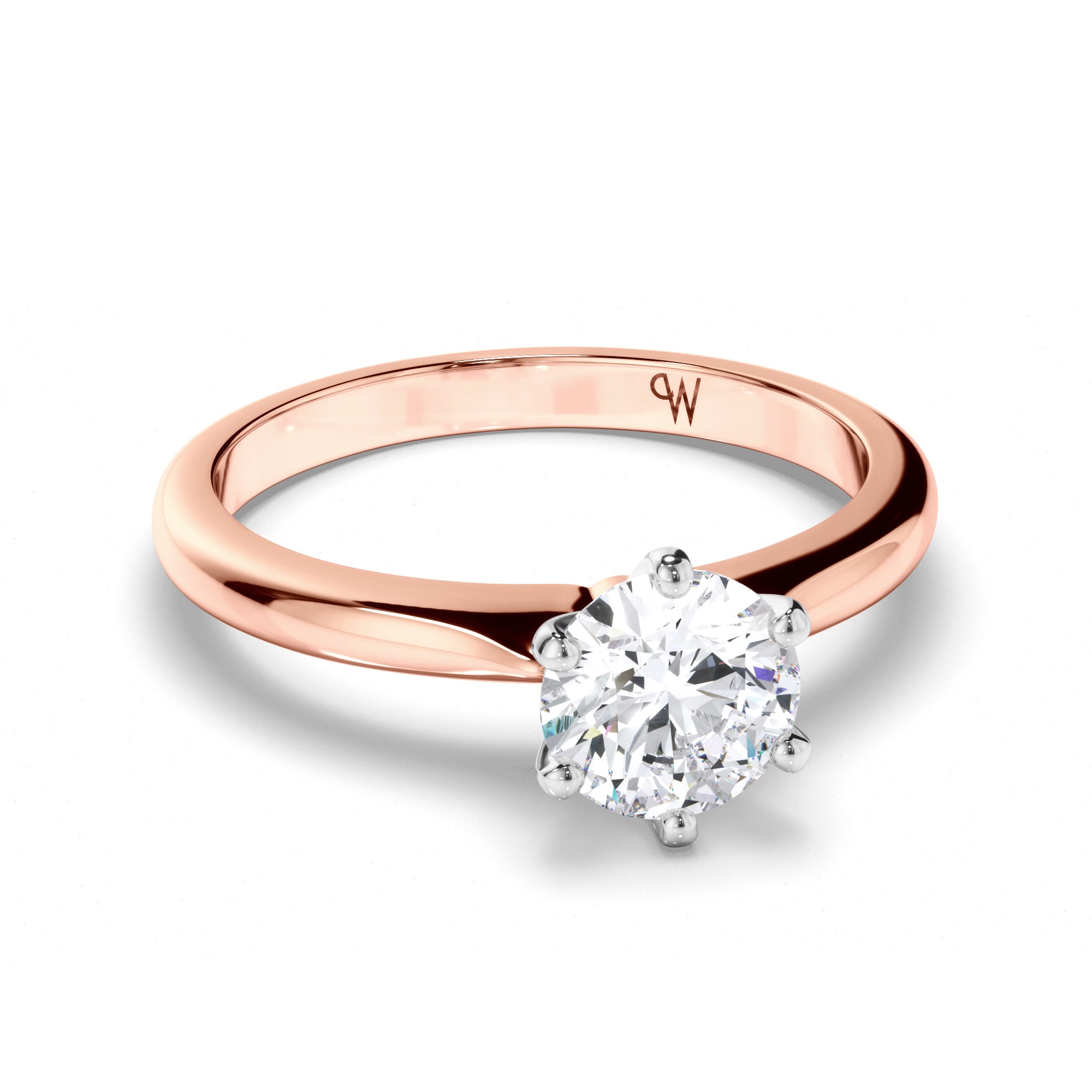 Round Diamond Solitaire Engagement Ring