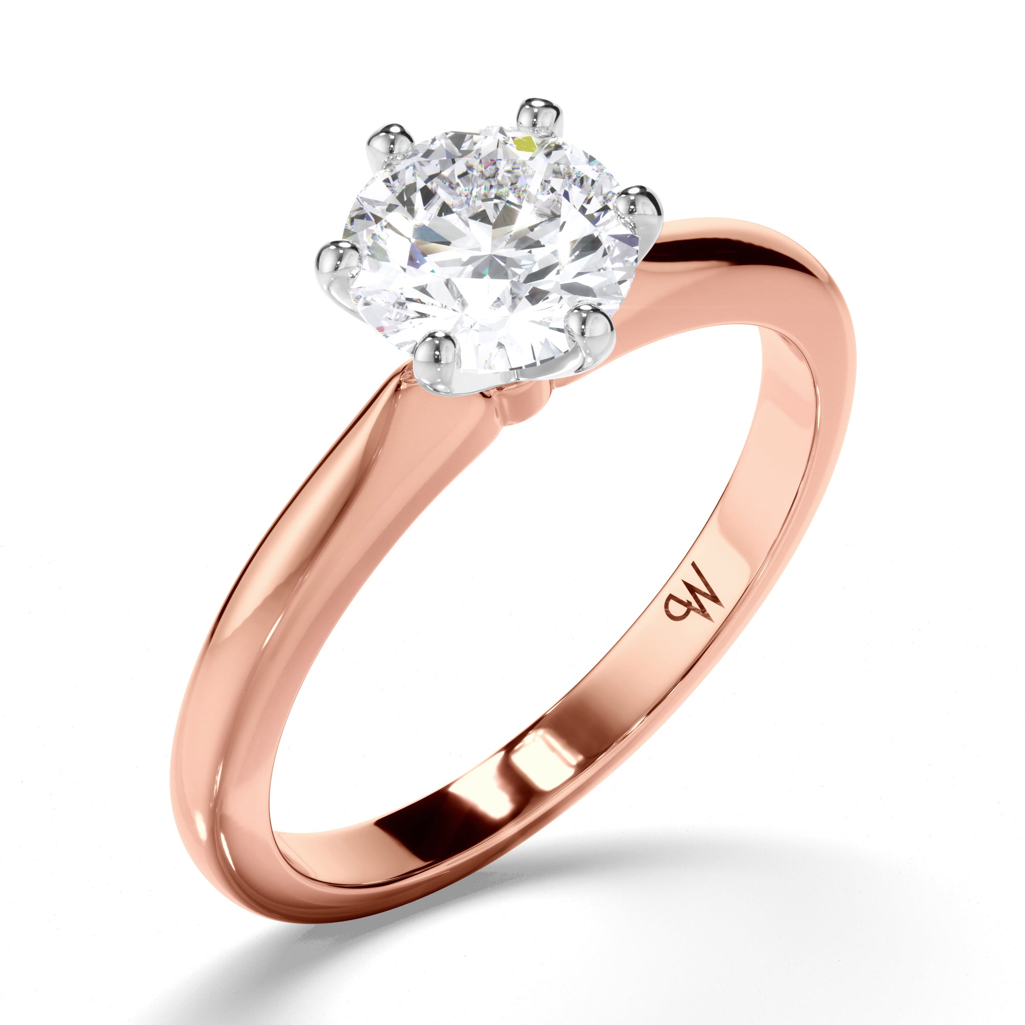 Round Diamond Solitaire Engagement Ring
