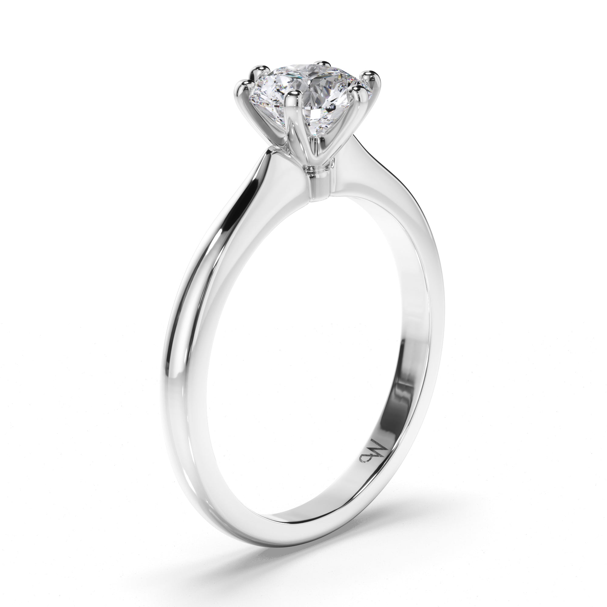 Round Diamond Solitaire Engagement Ring
