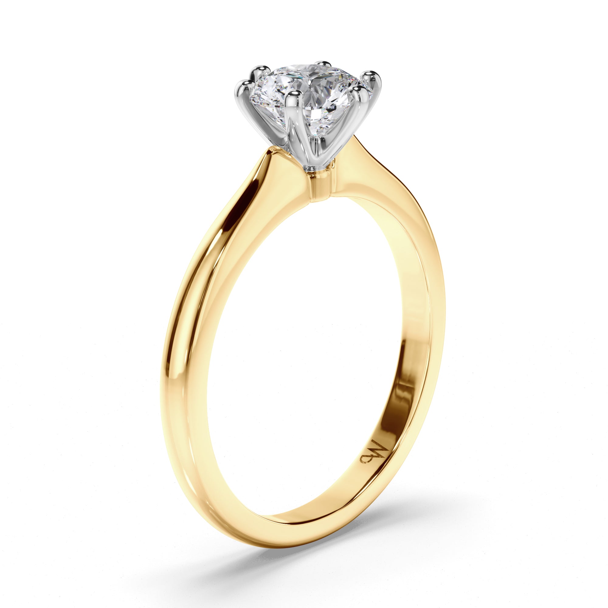 Round Diamond Solitaire Engagement Ring