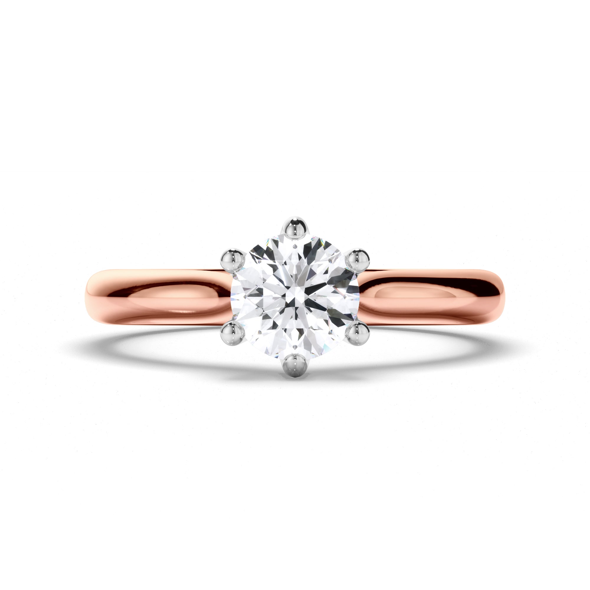Round Diamond Solitaire Engagement Ring
