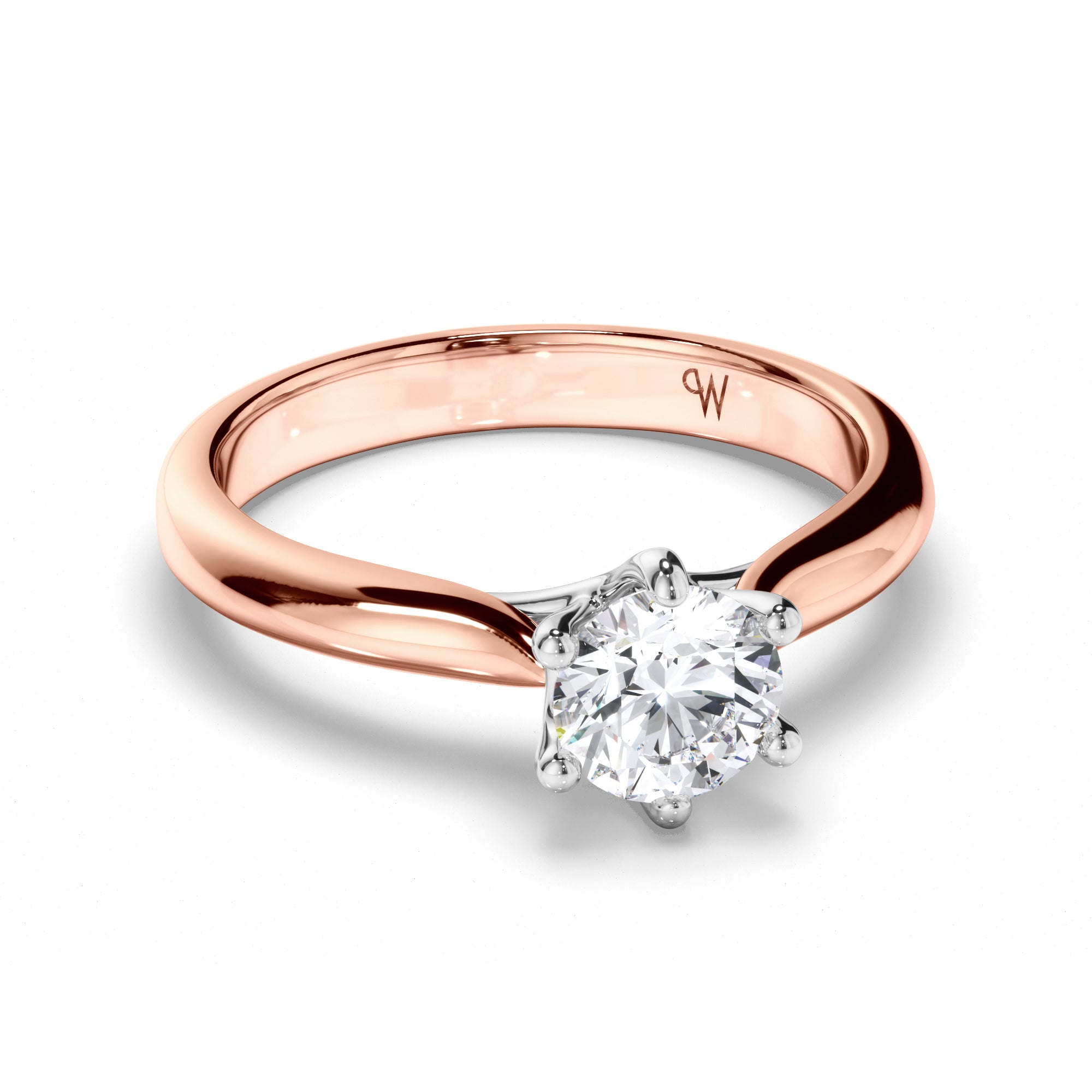 Round Diamond Solitaire Engagement Ring