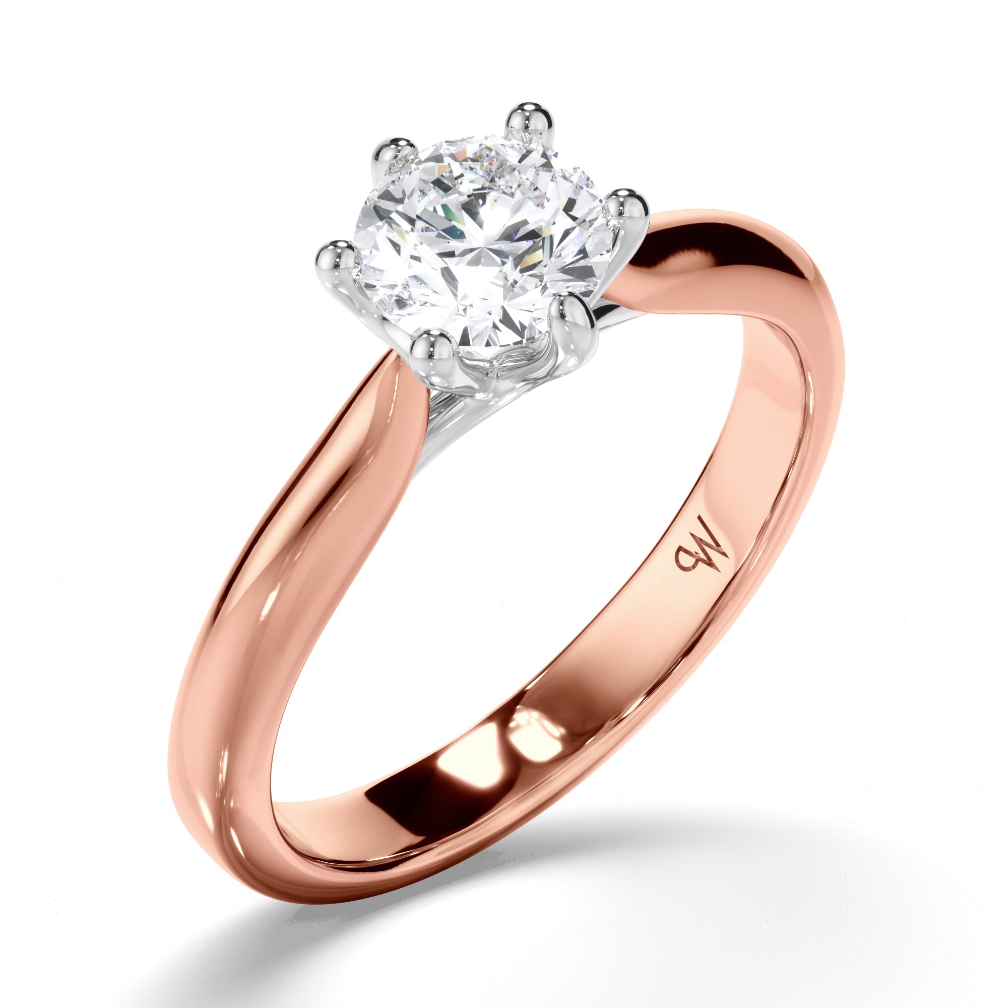 Round Diamond Solitaire Engagement Ring