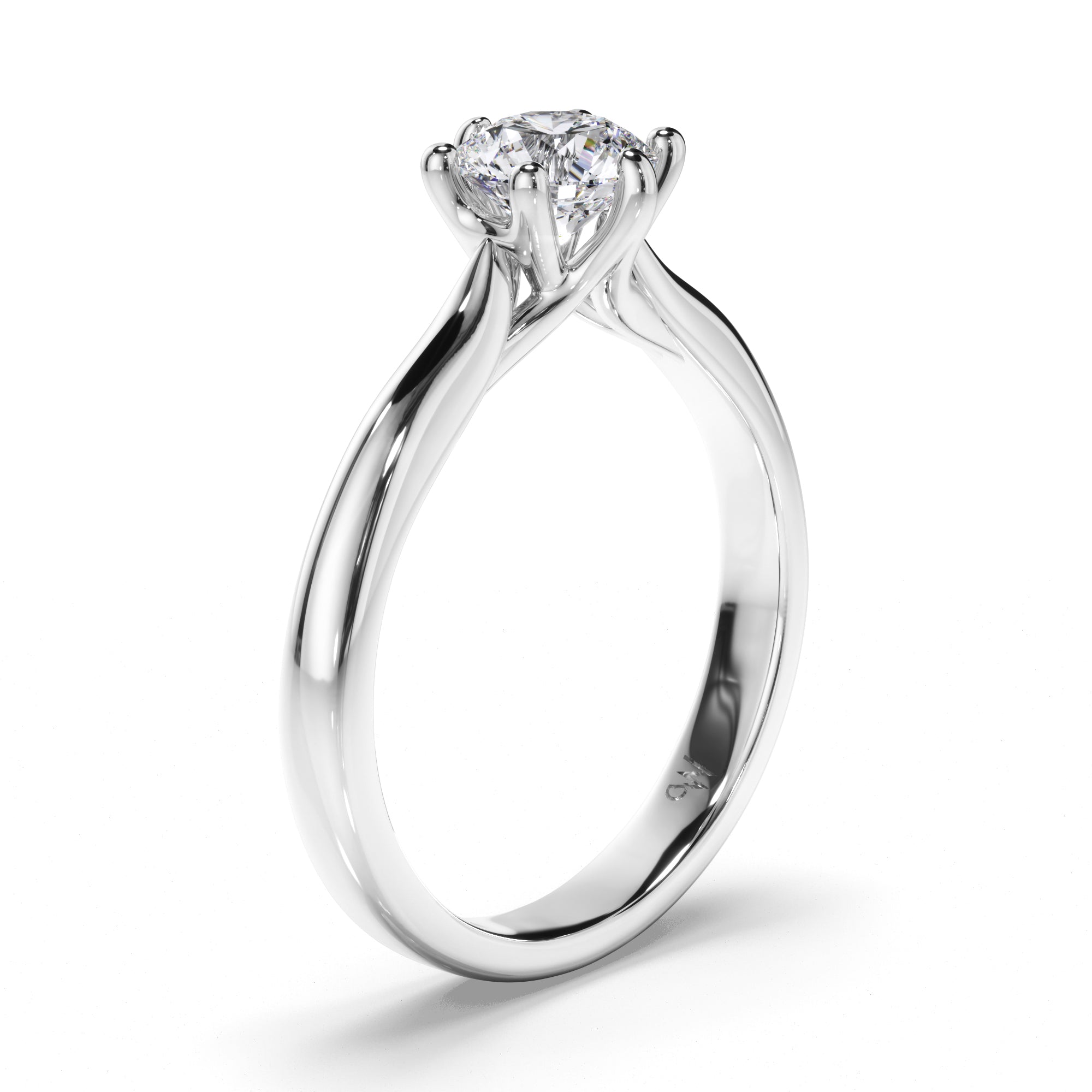 Round Diamond Solitaire Engagement Ring
