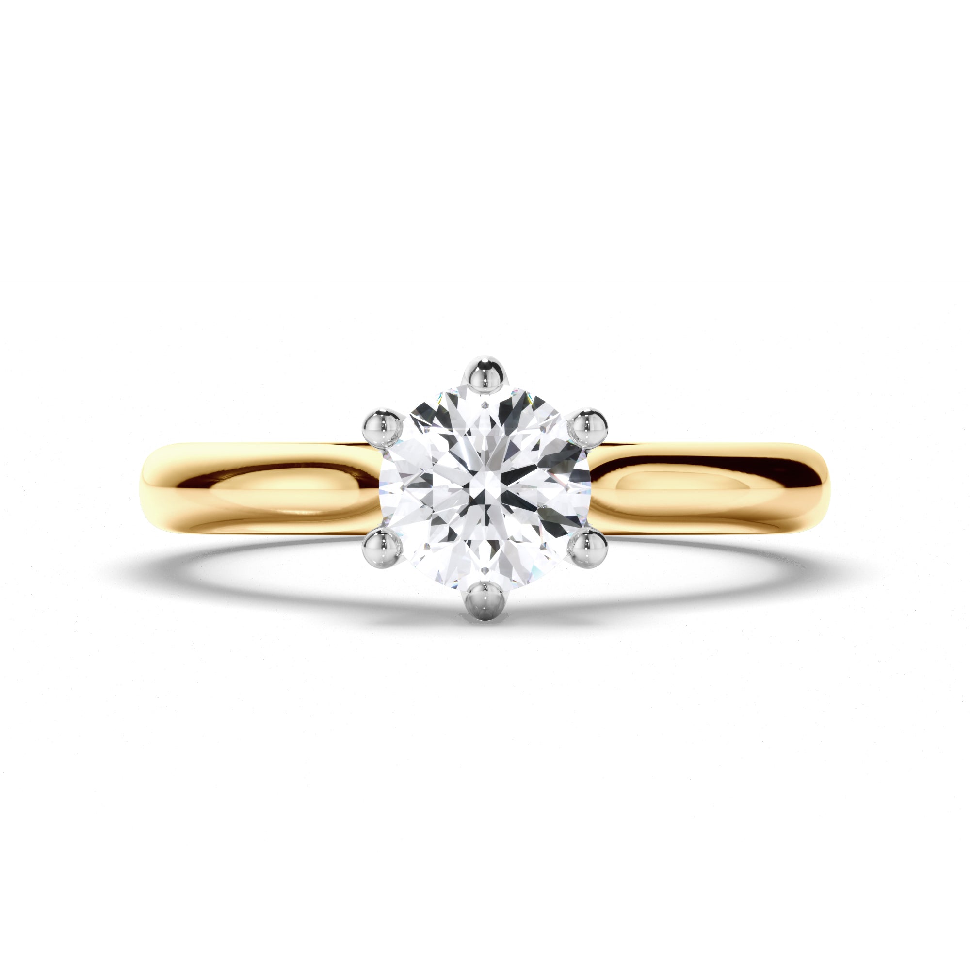 Round Diamond Solitaire Engagement Ring