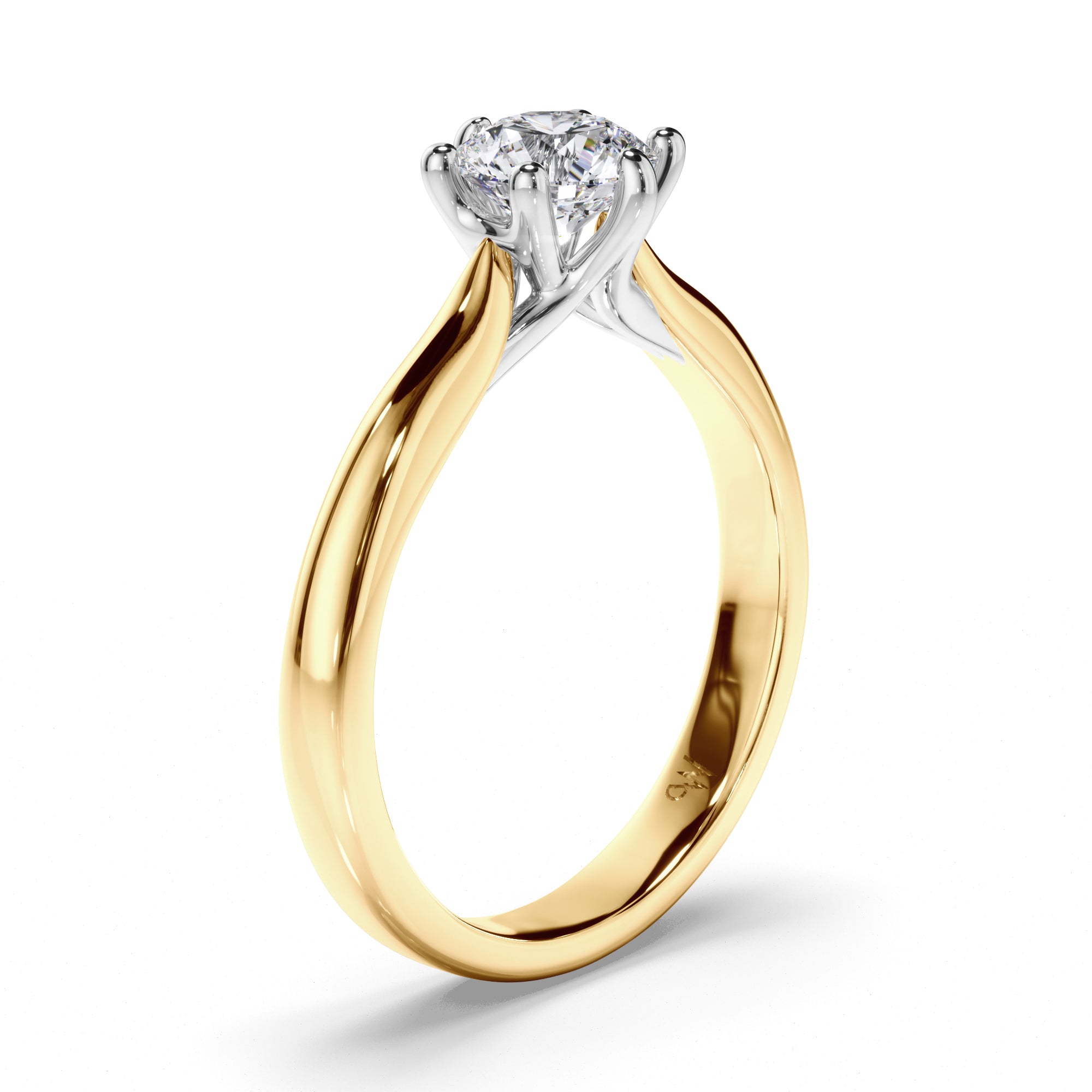 Round Diamond Solitaire Engagement Ring