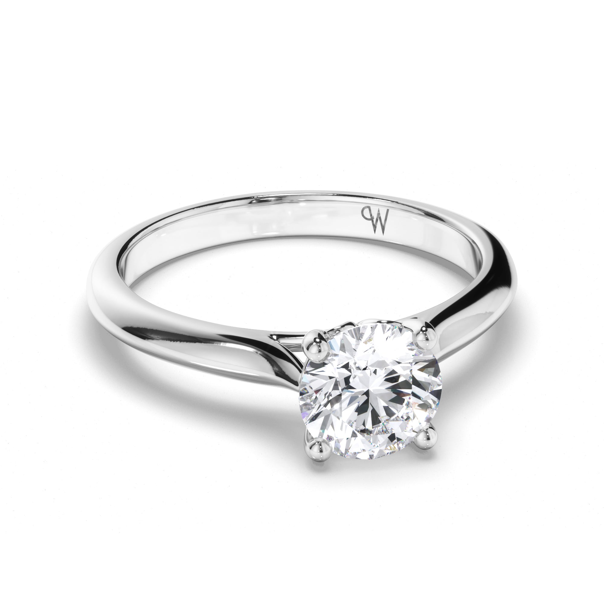 Round Diamond Solitaire Engagement Ring