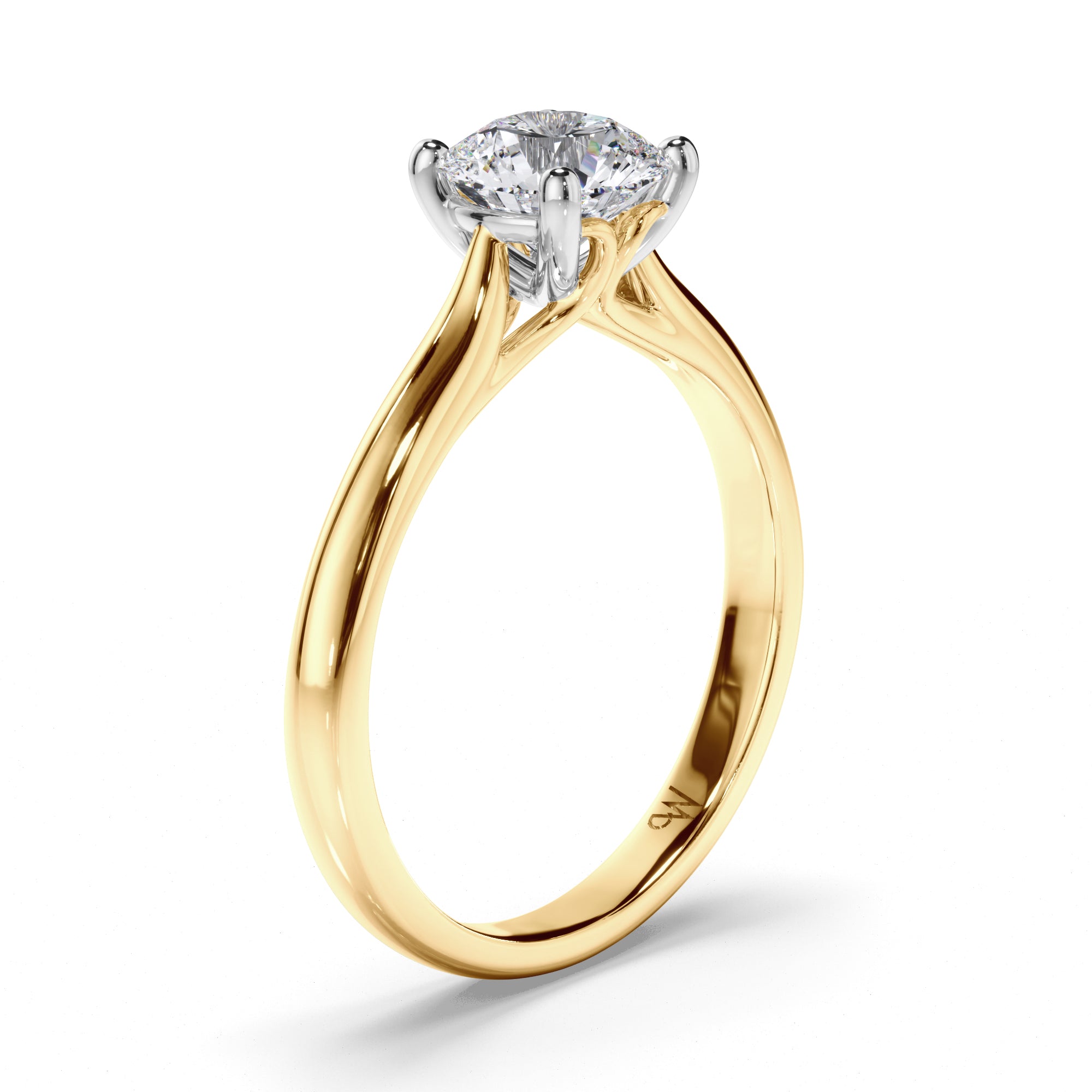 Round Diamond Solitaire Engagement Ring