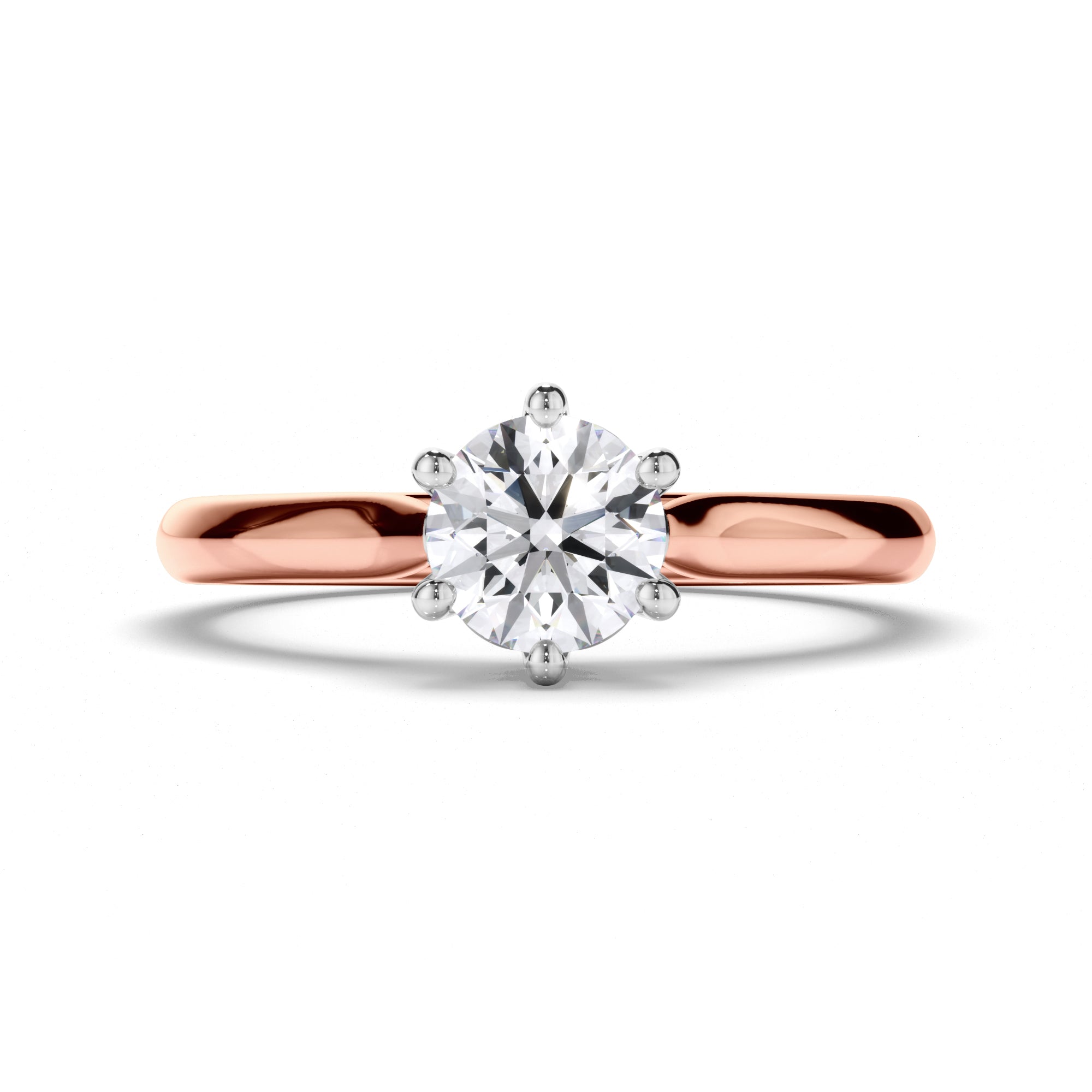Round Diamond Solitaire Engagement Ring