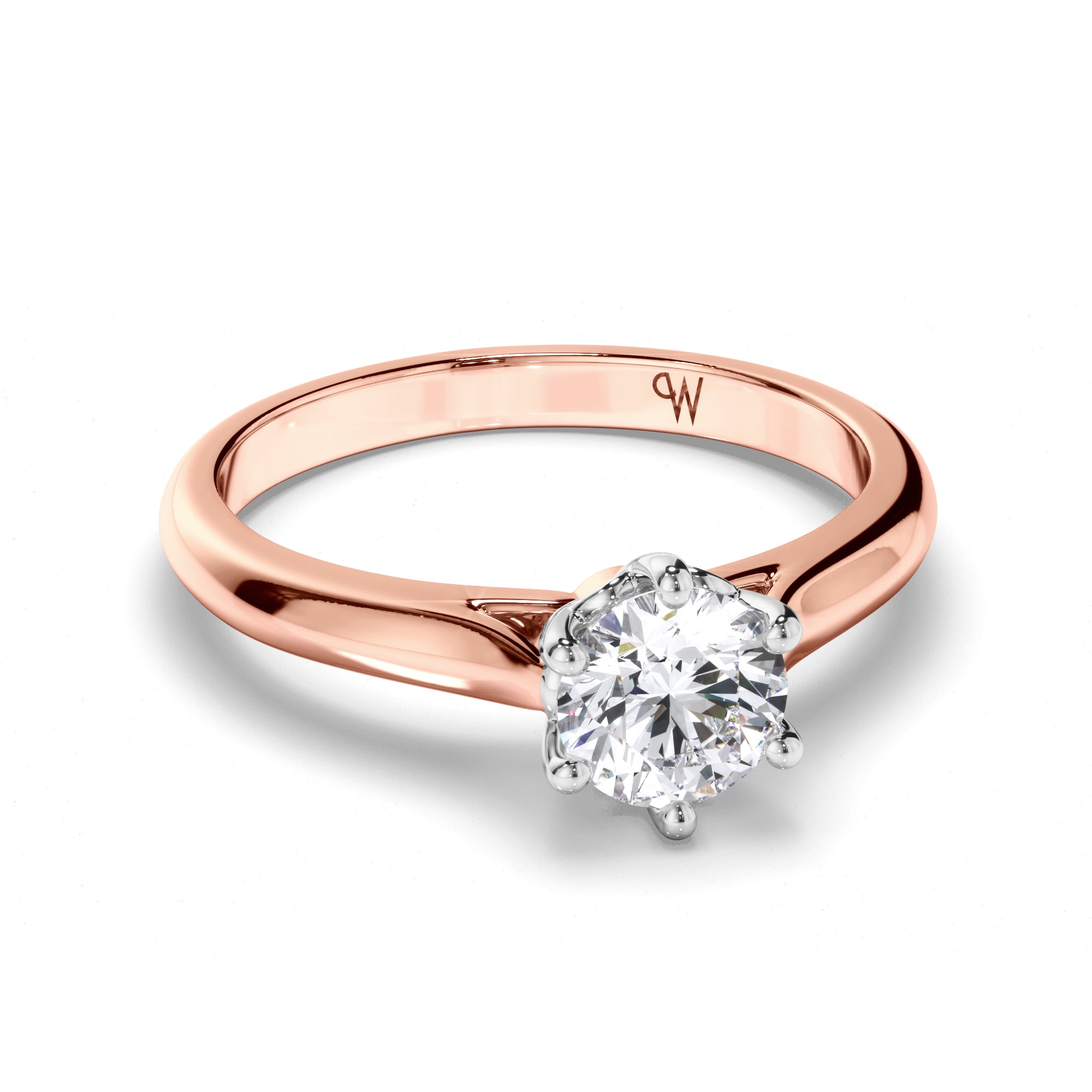 Round Diamond Solitaire Engagement Ring