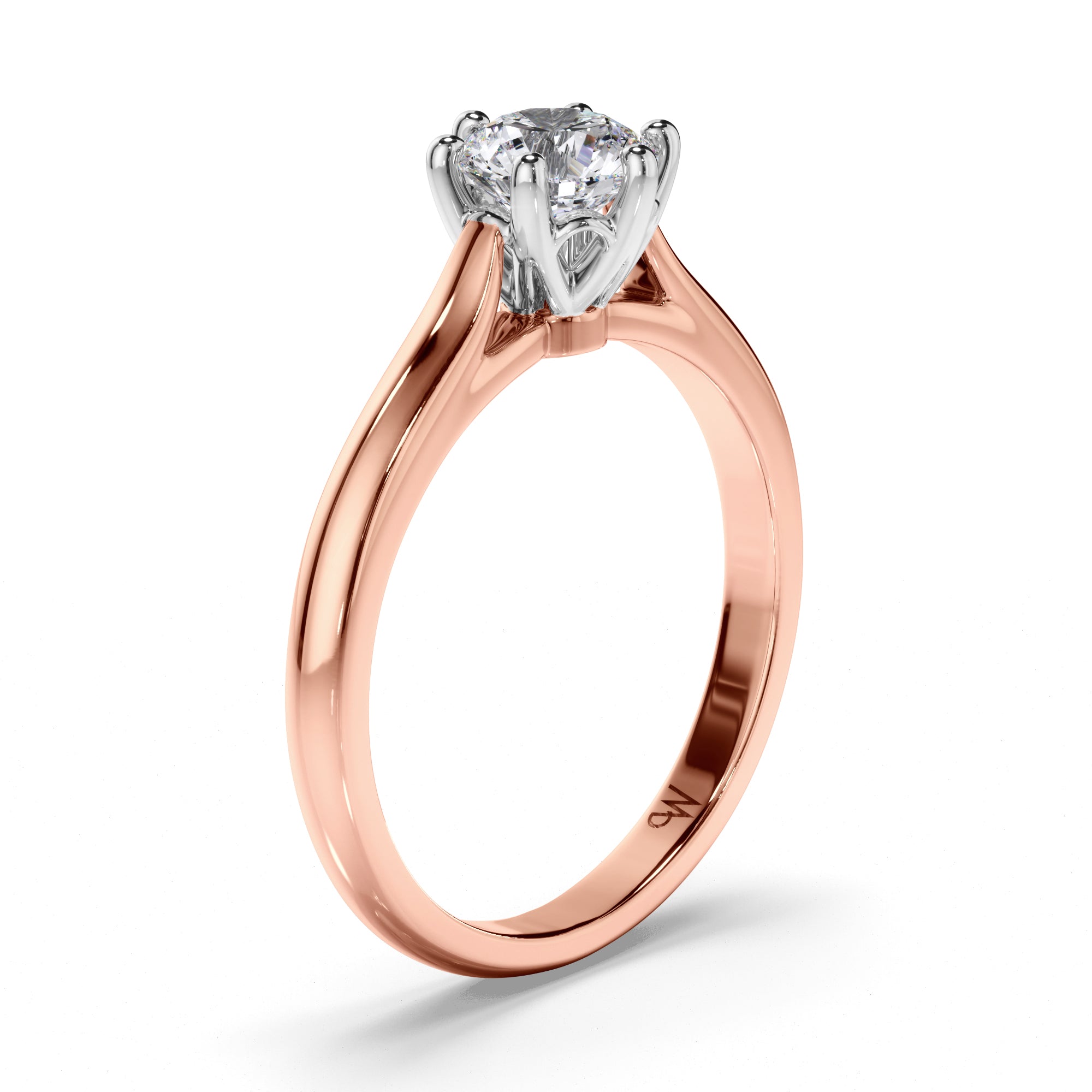 Round Diamond Solitaire Engagement Ring