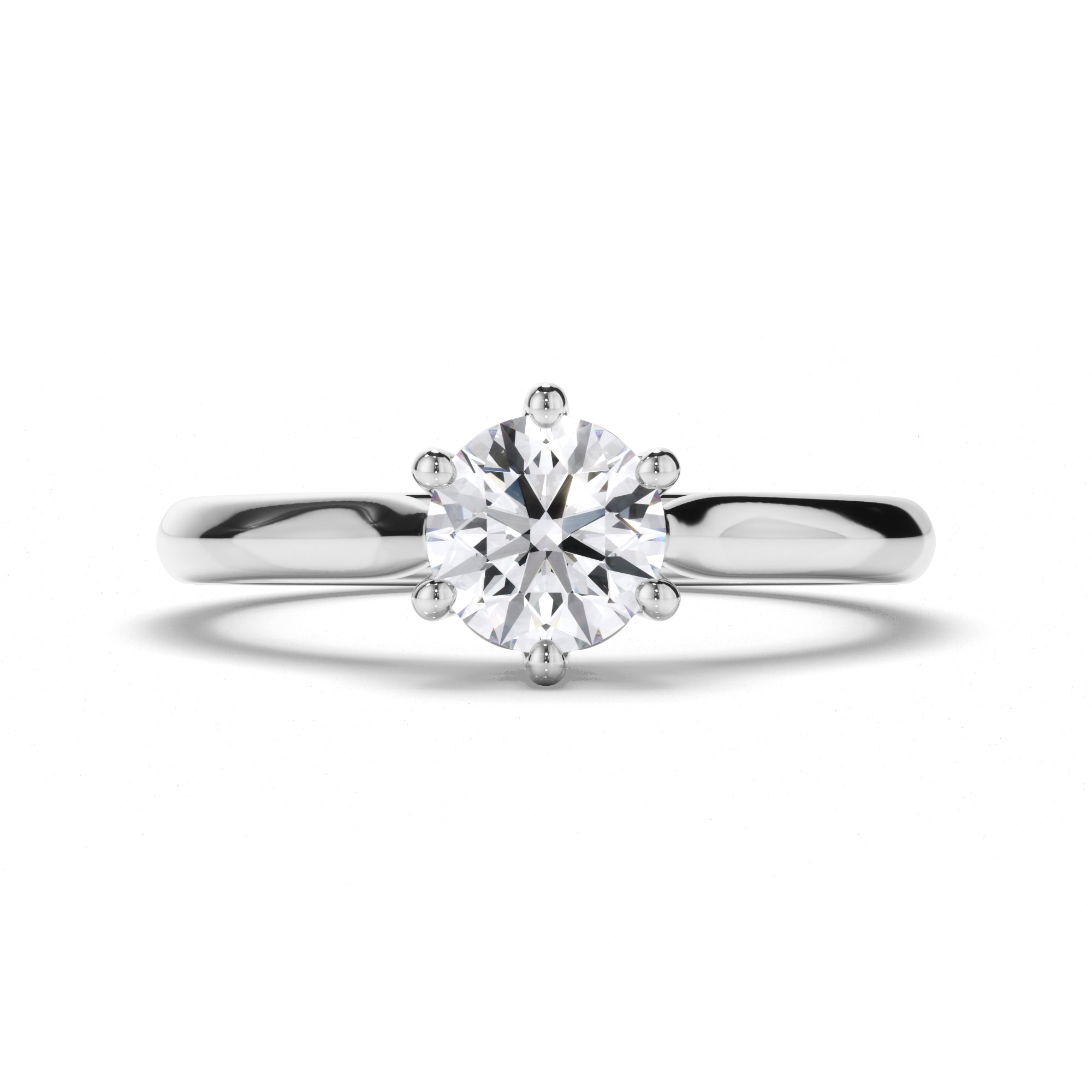 Round Diamond Solitaire Engagement Ring