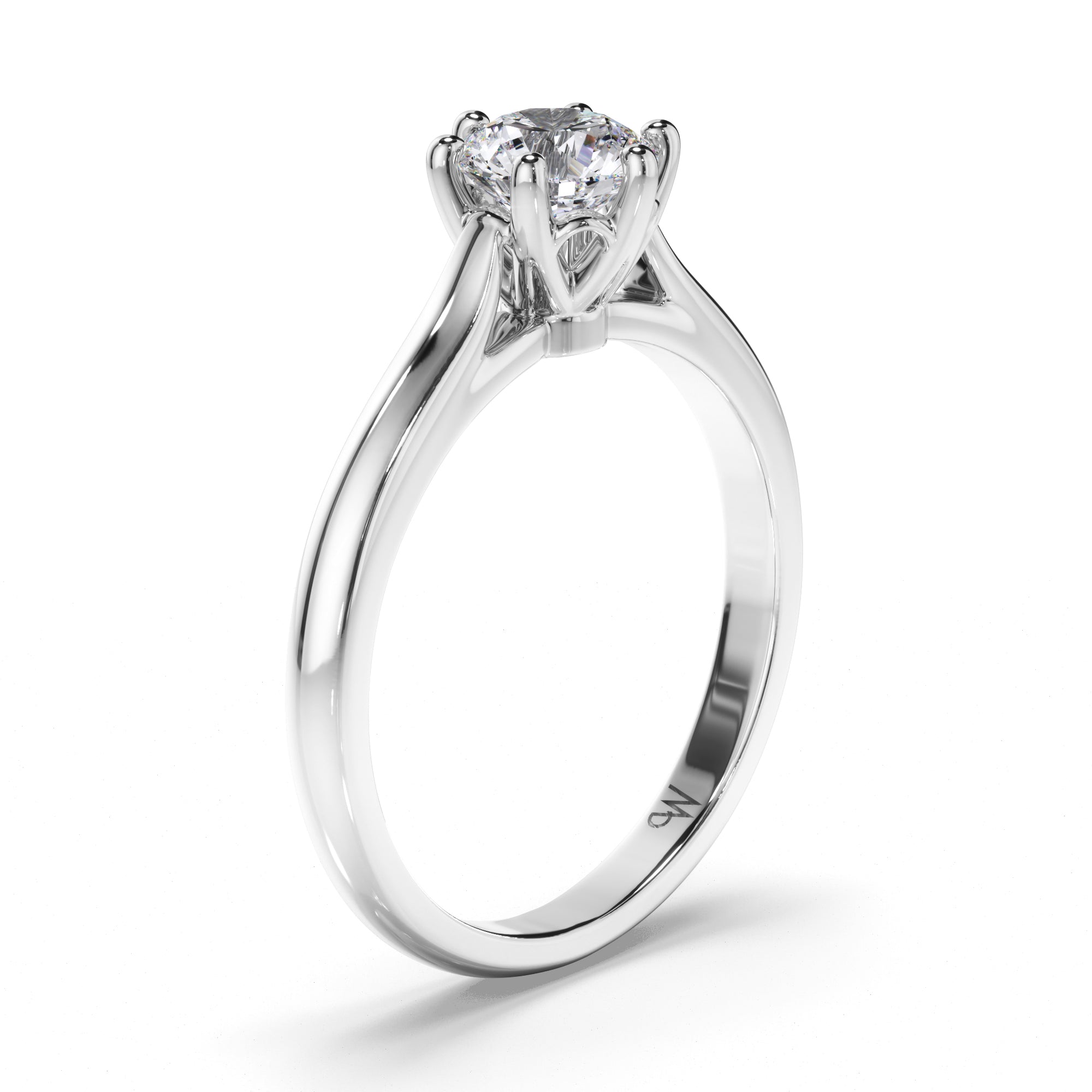 Round Diamond Solitaire Engagement Ring