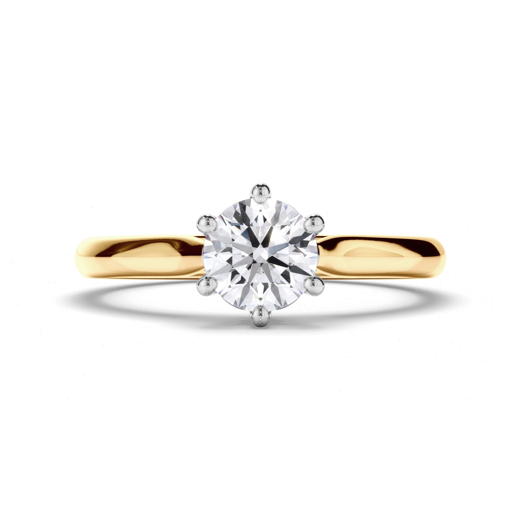 Round Diamond Solitaire Engagement Ring
