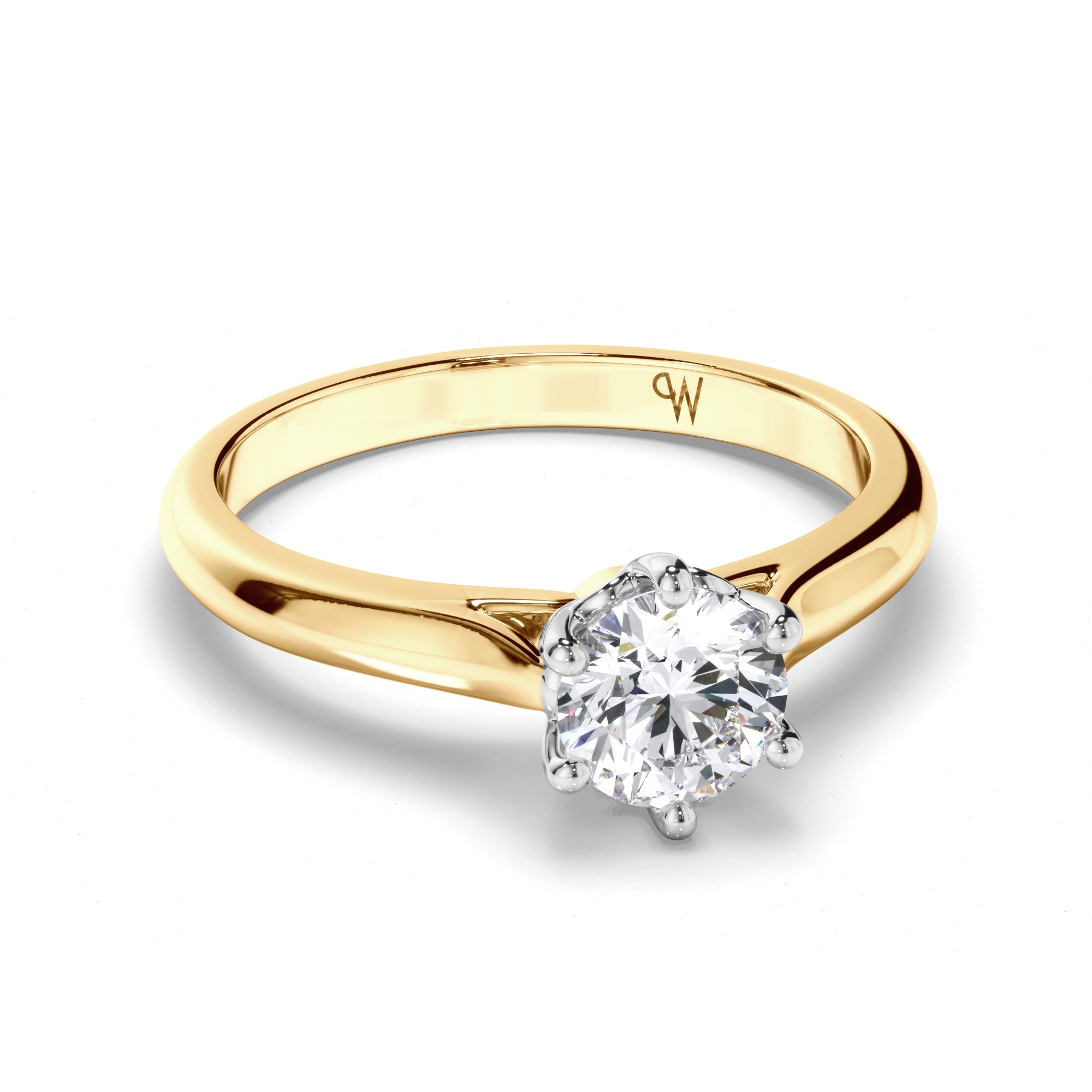 Round Diamond Solitaire Engagement Ring