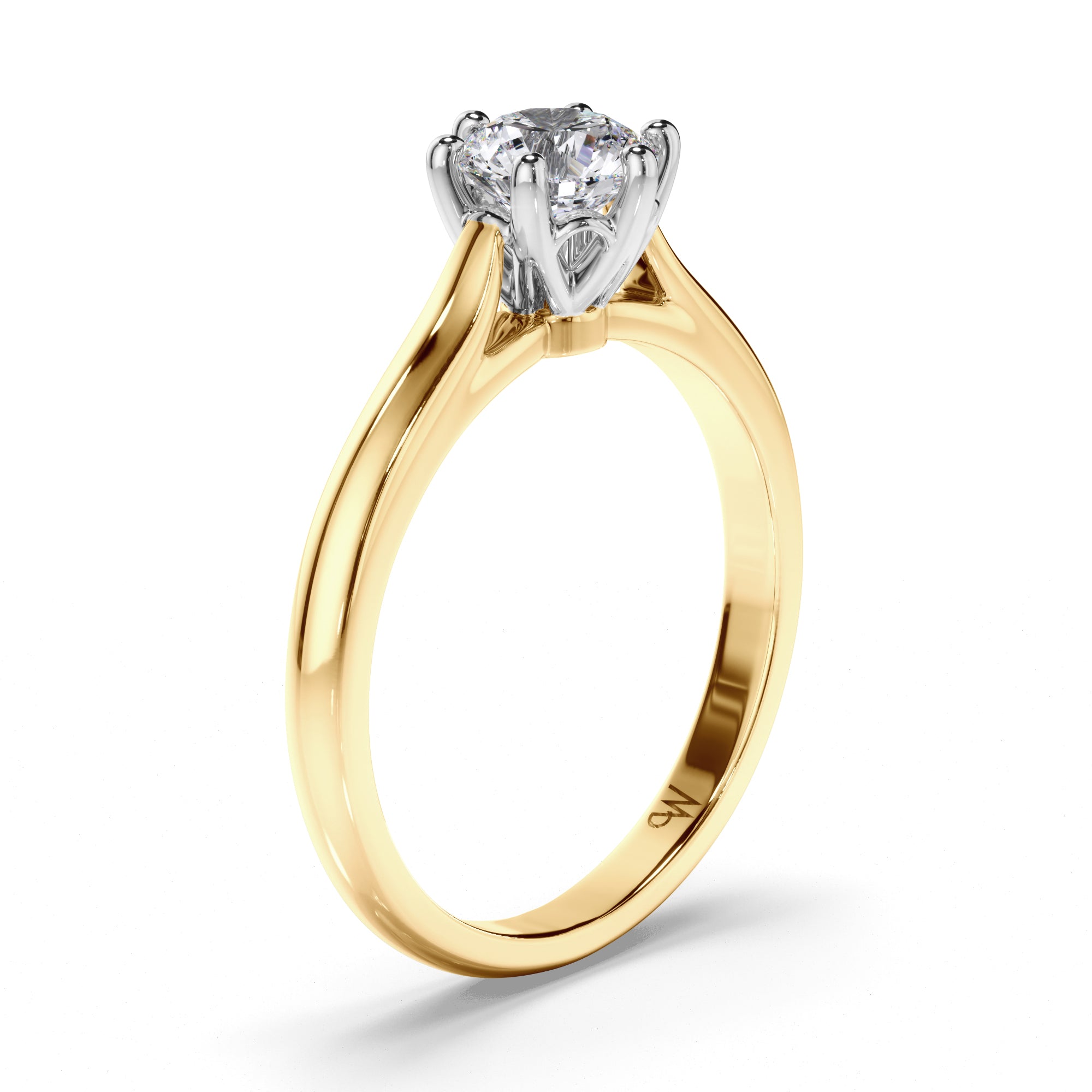 Round Diamond Solitaire Engagement Ring