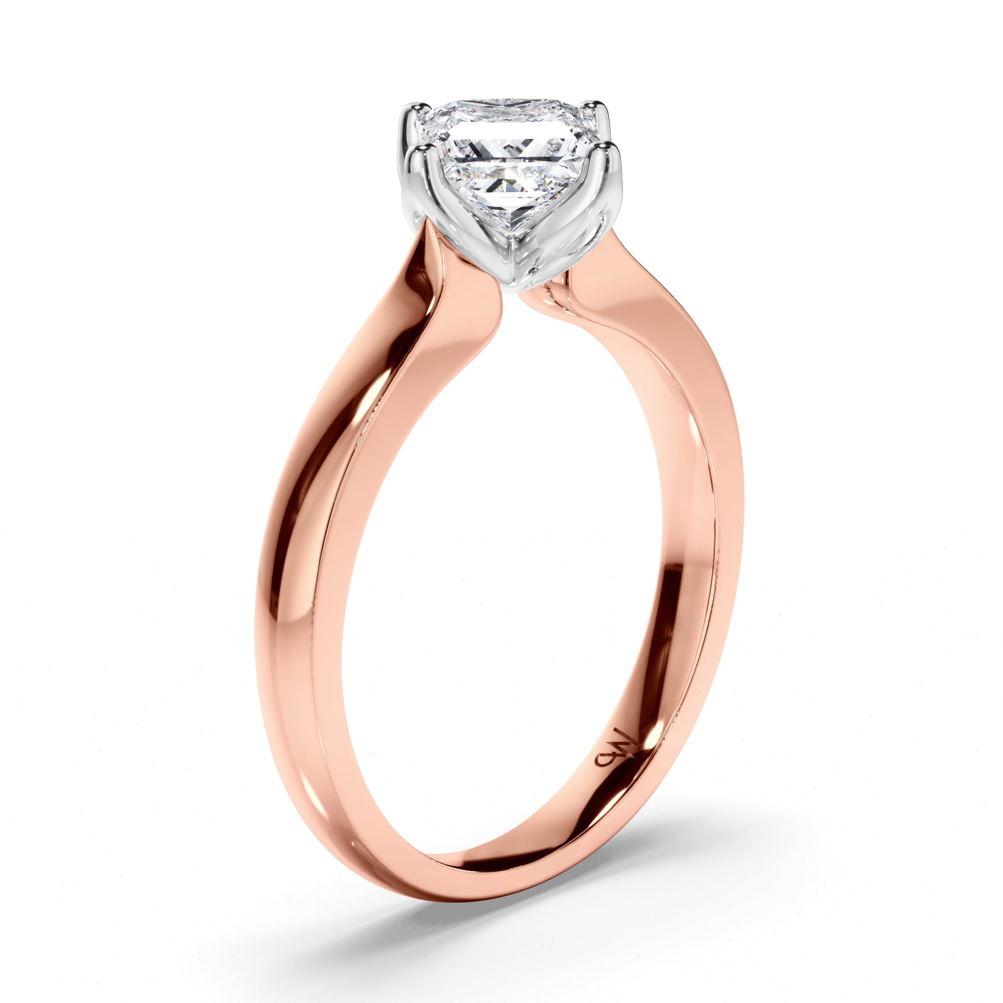 Princess Cut Diamond Solitaire Engagement Ring