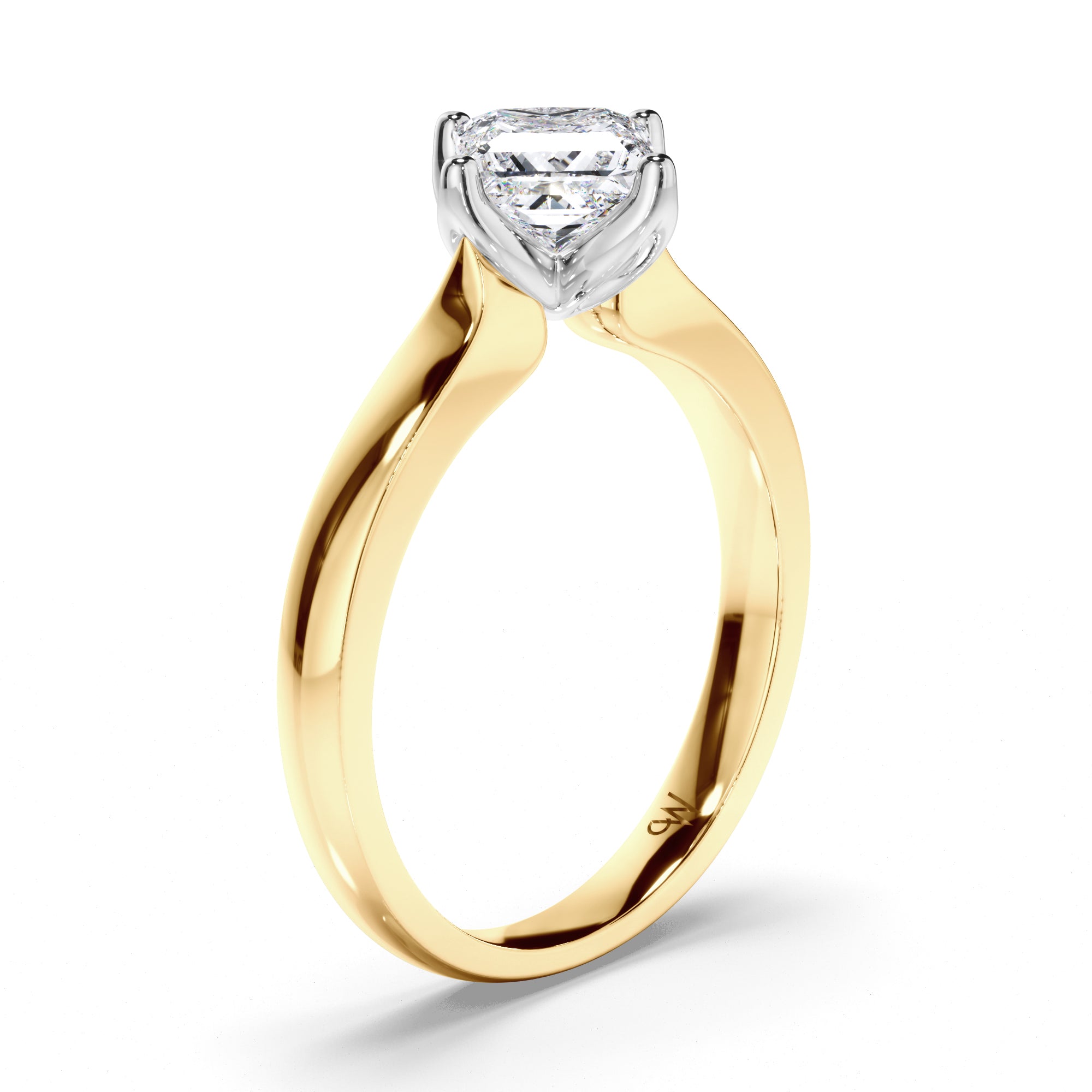 Princess Cut Diamond Solitaire Engagement Ring