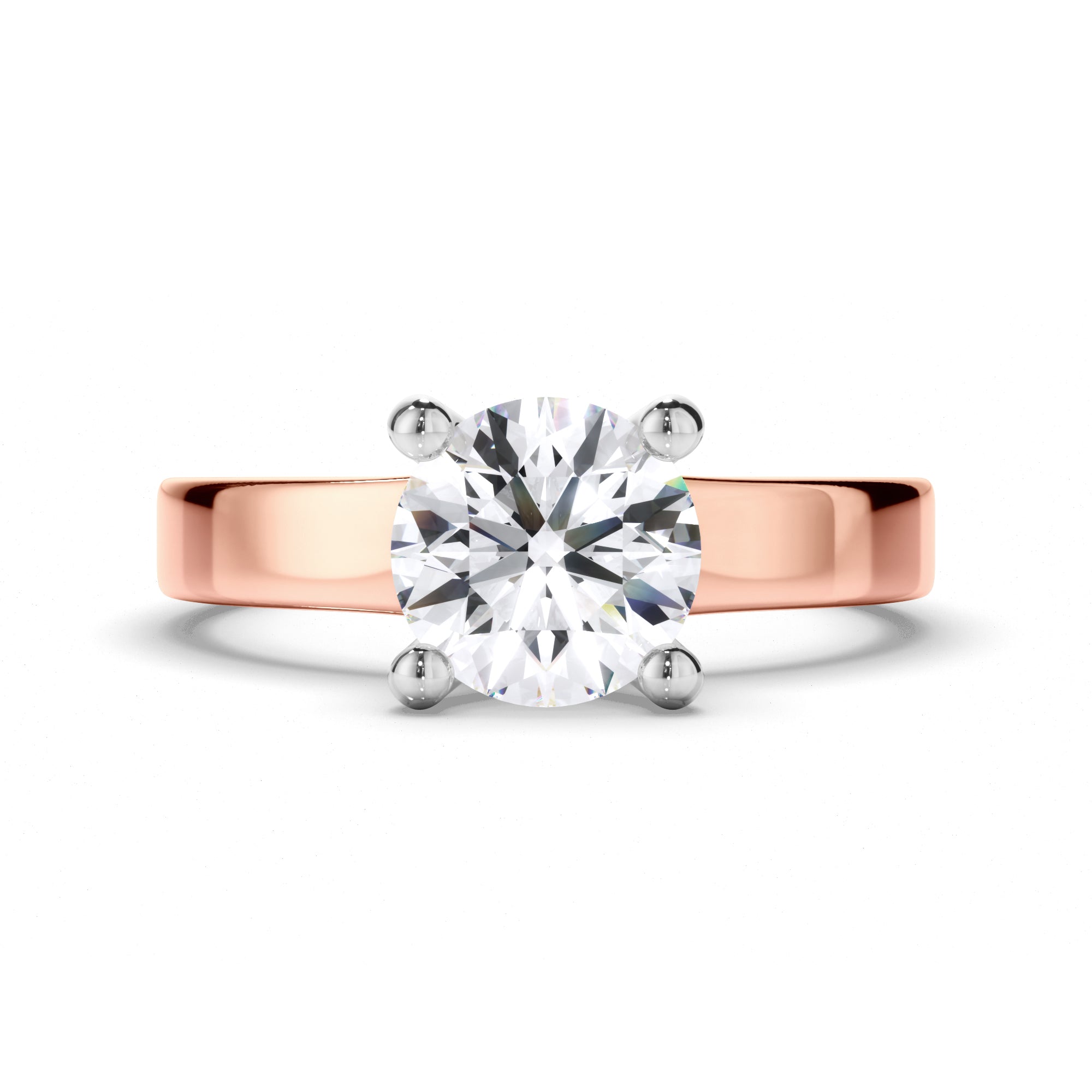 Round Diamond Solitaire Engagement Ring