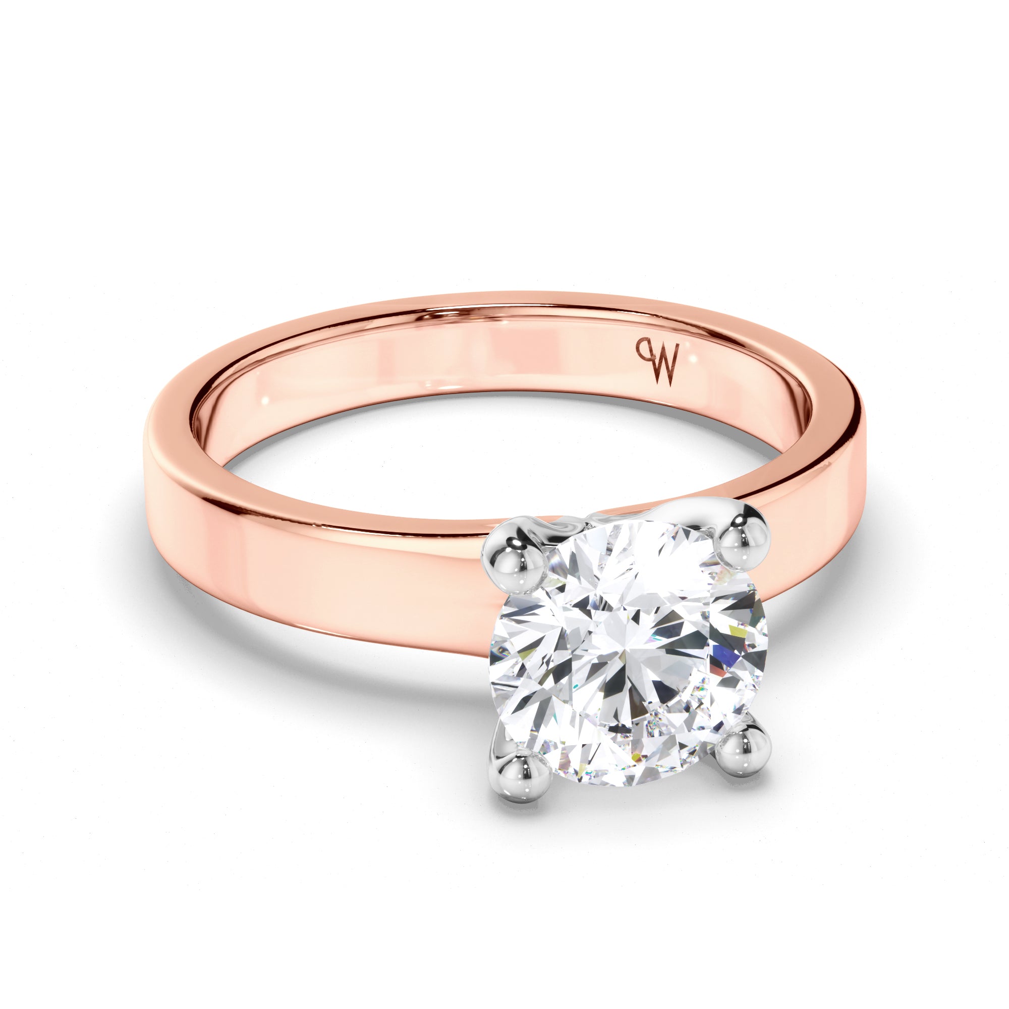 Round Diamond Solitaire Engagement Ring