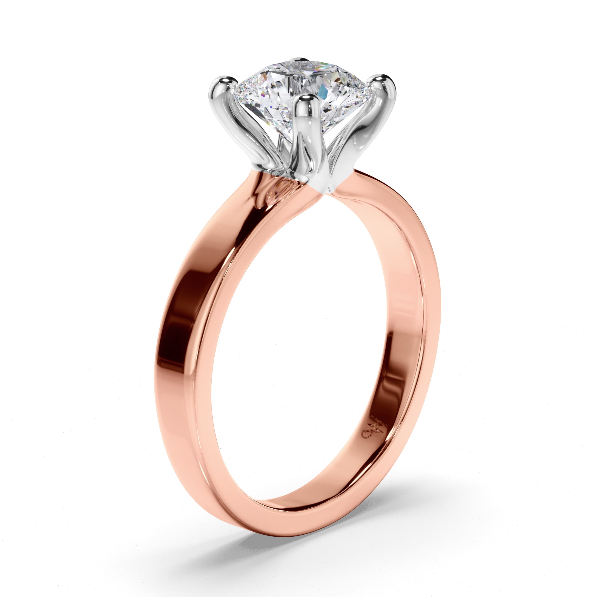 Round Diamond Solitaire Engagement Ring