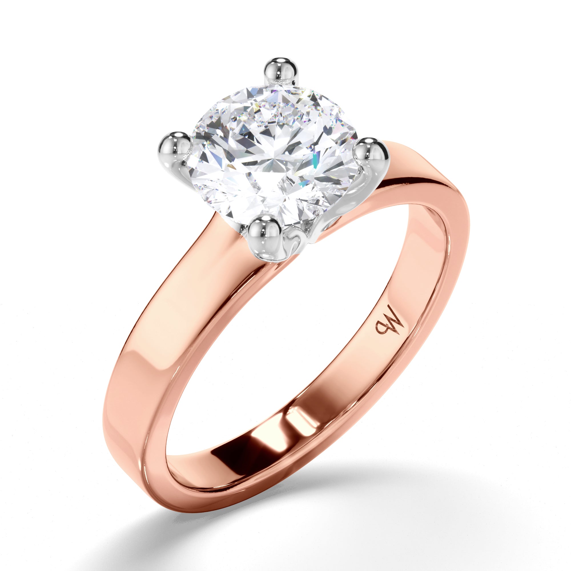 Round Diamond Solitaire Engagement Ring