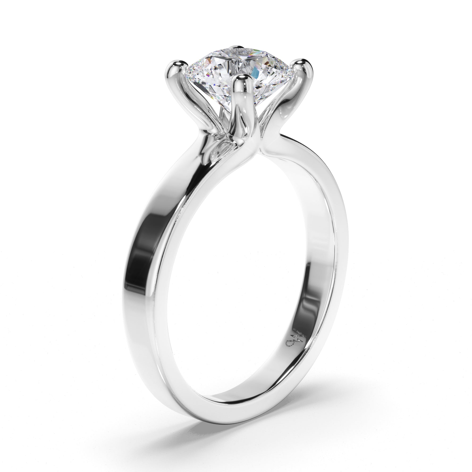 Round Diamond Solitaire Engagement Ring