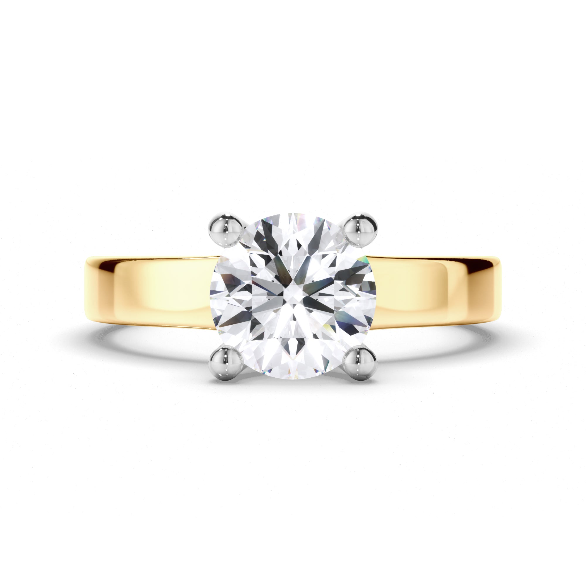 Round Diamond Solitaire Engagement Ring
