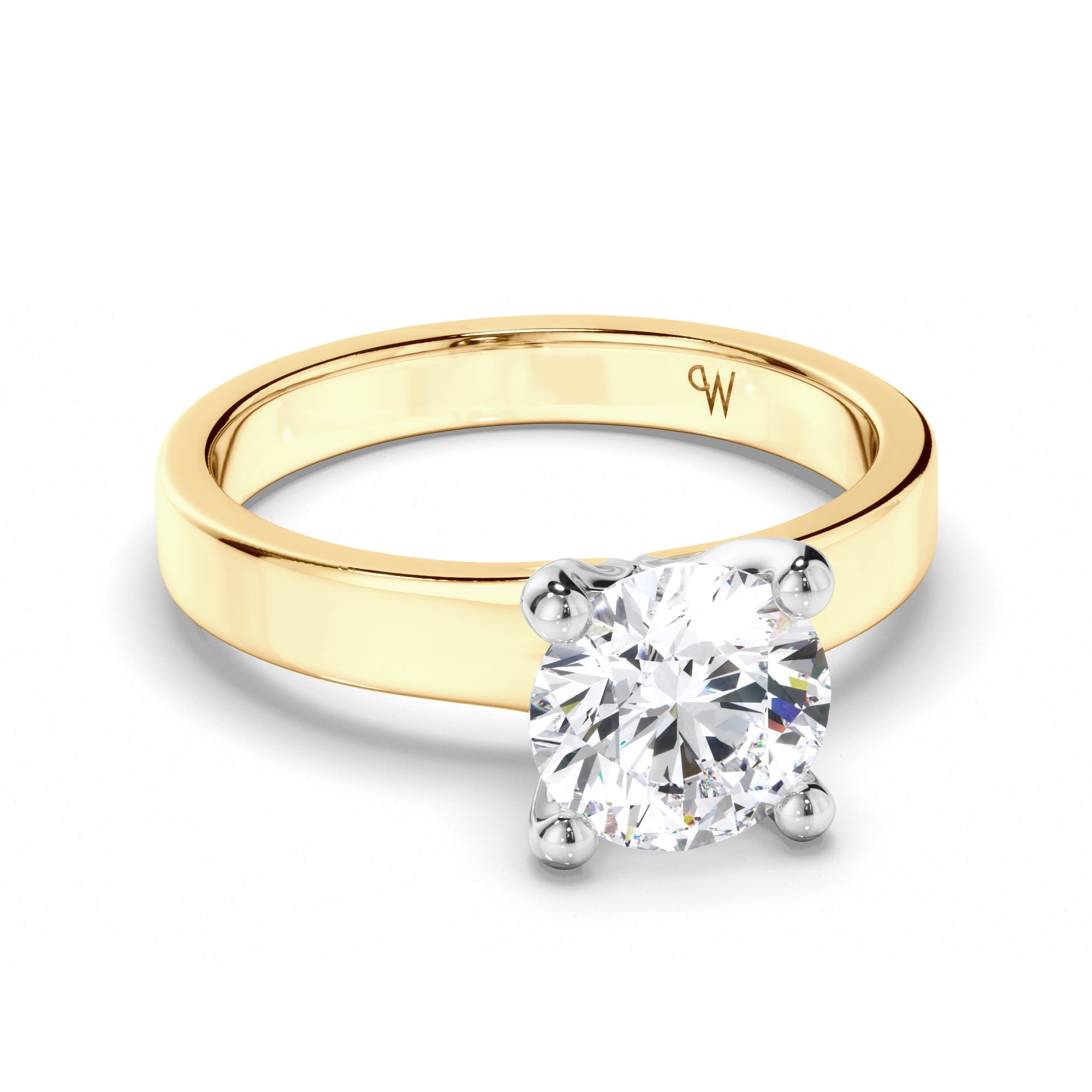 Round Diamond Solitaire Engagement Ring