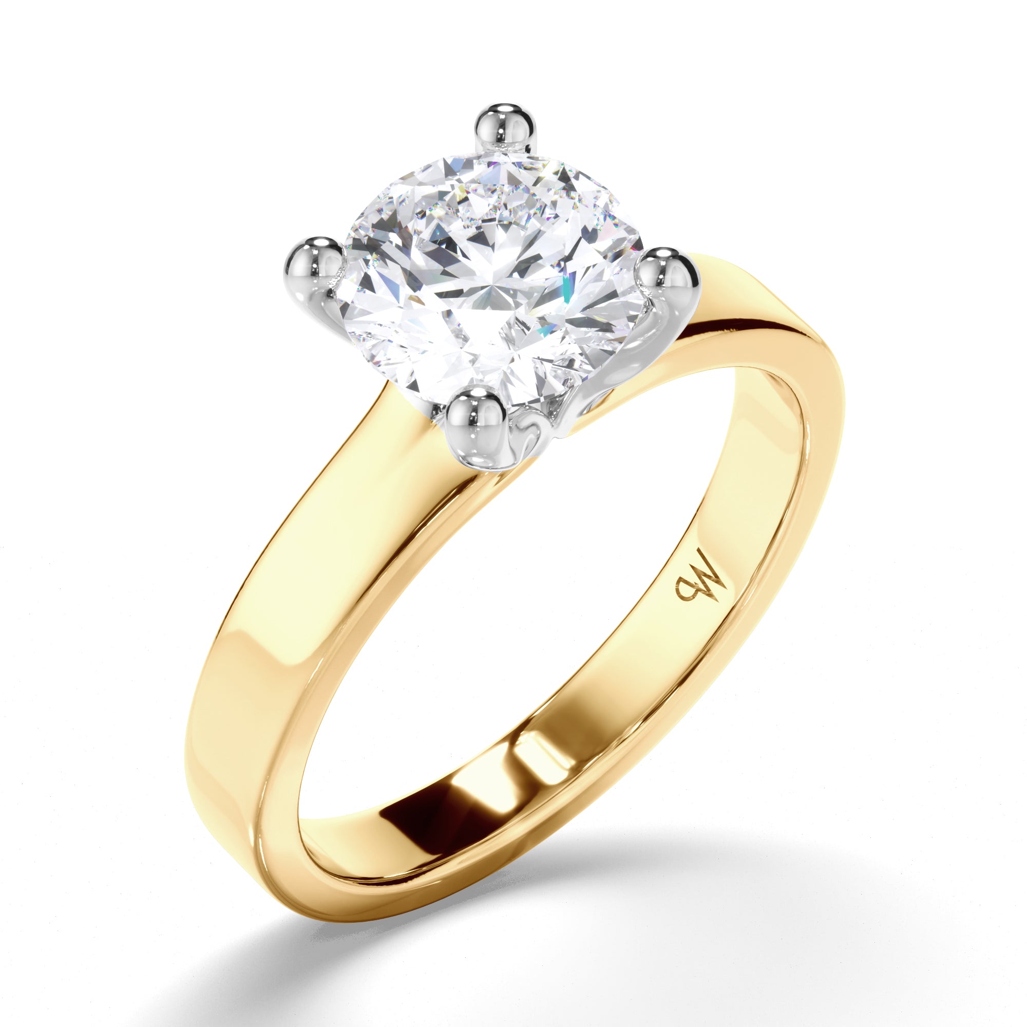 Round Diamond Solitaire Engagement Ring