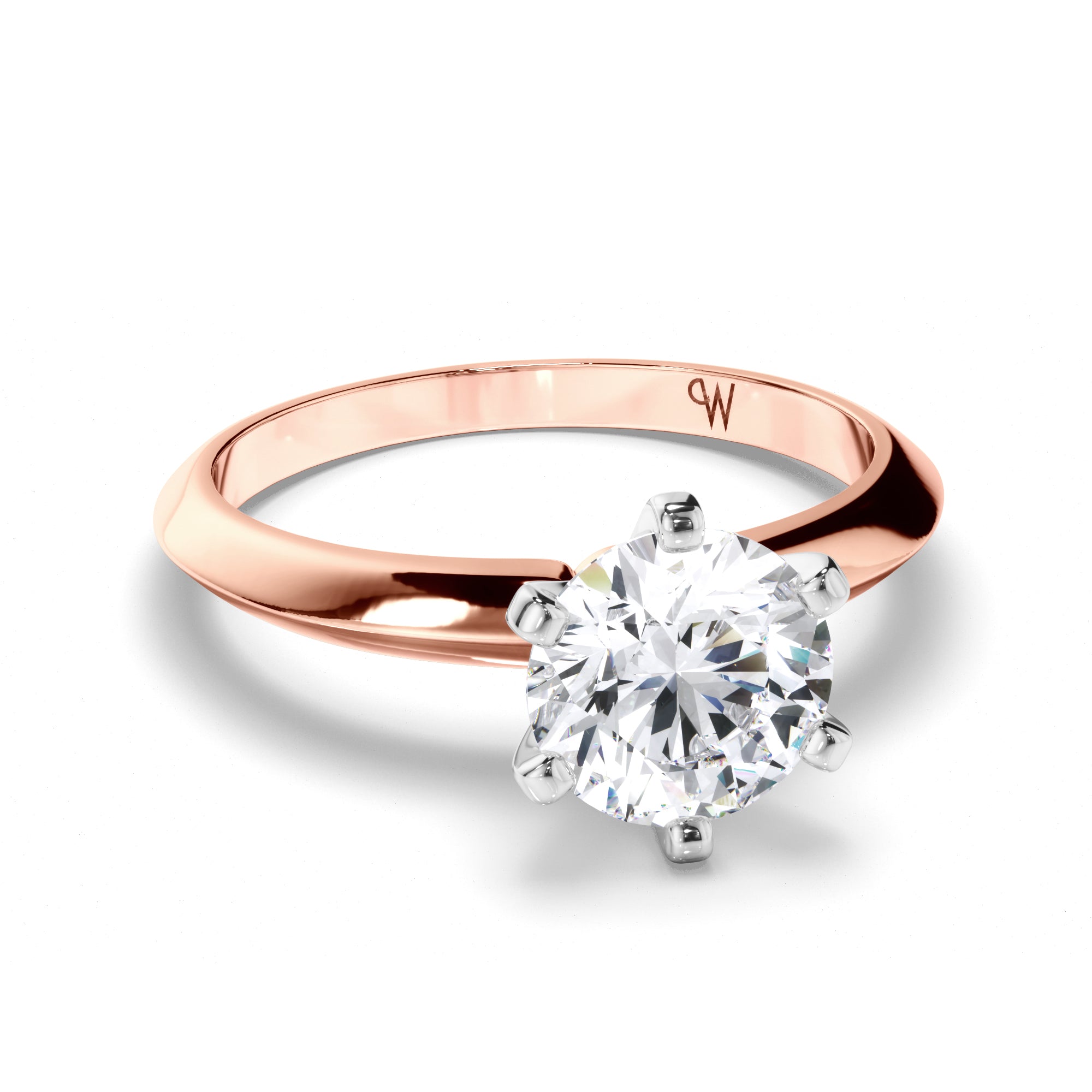 Round Diamond Solitaire Engagement Ring