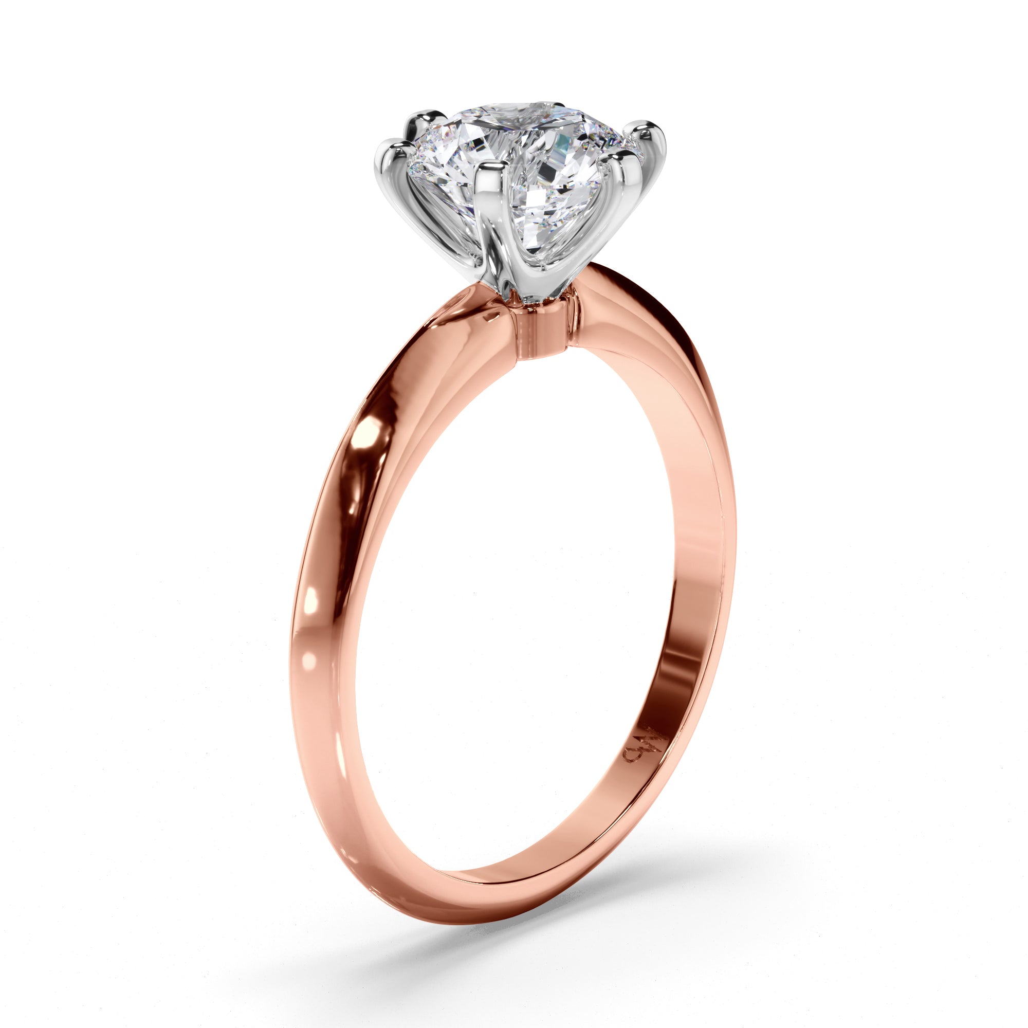 Round Diamond Solitaire Engagement Ring