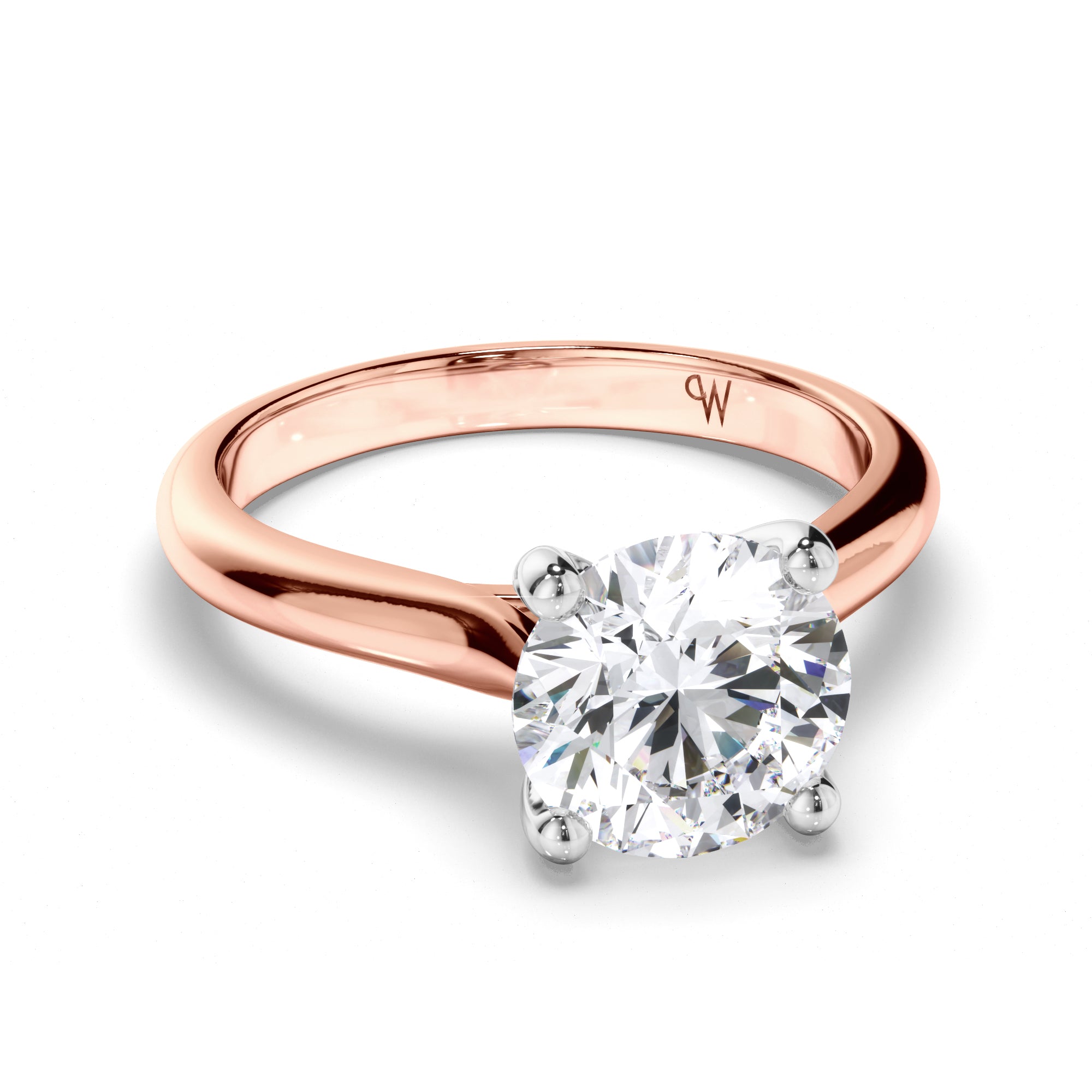 Round Diamond Solitaire Engagement Ring
