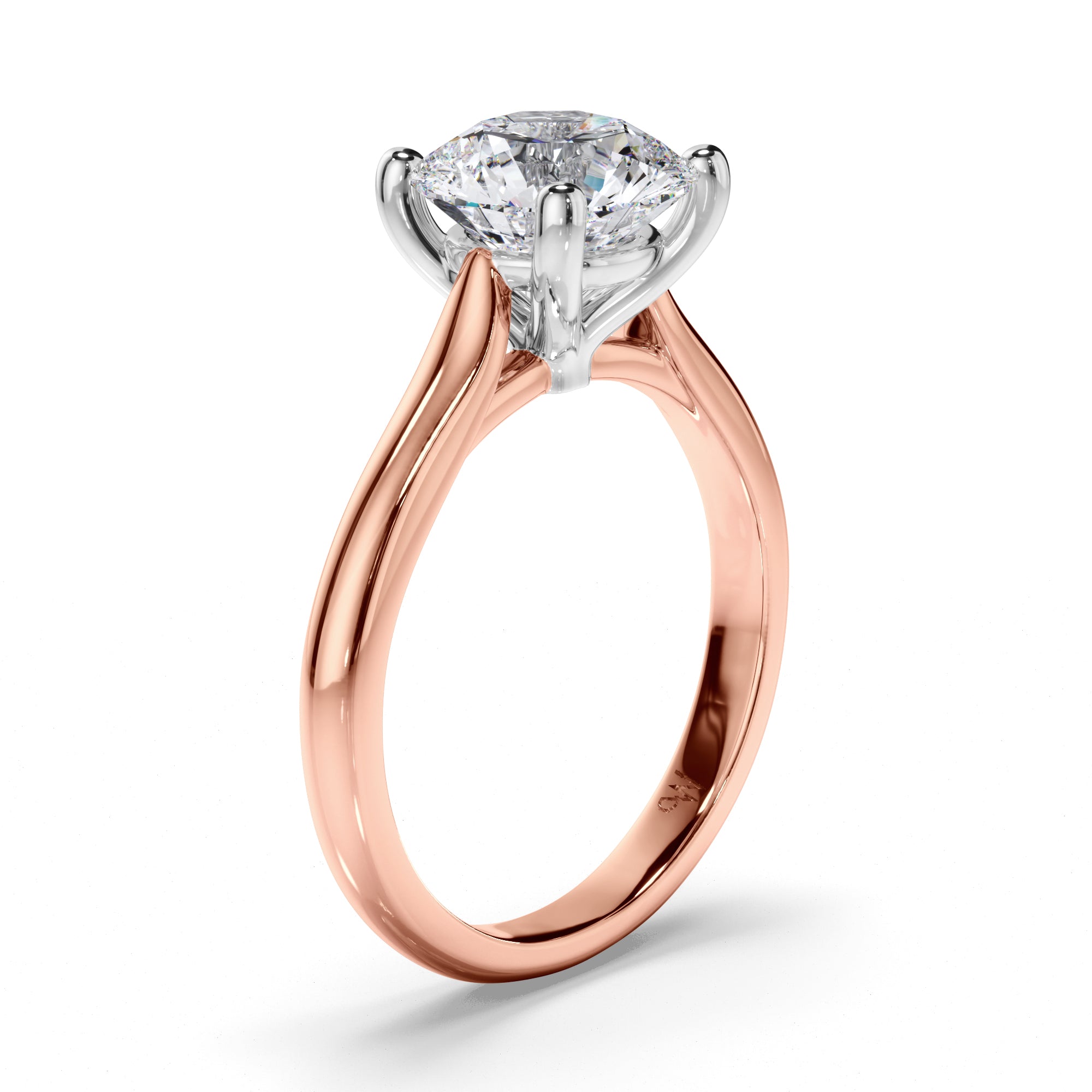 Round Diamond Solitaire Engagement Ring