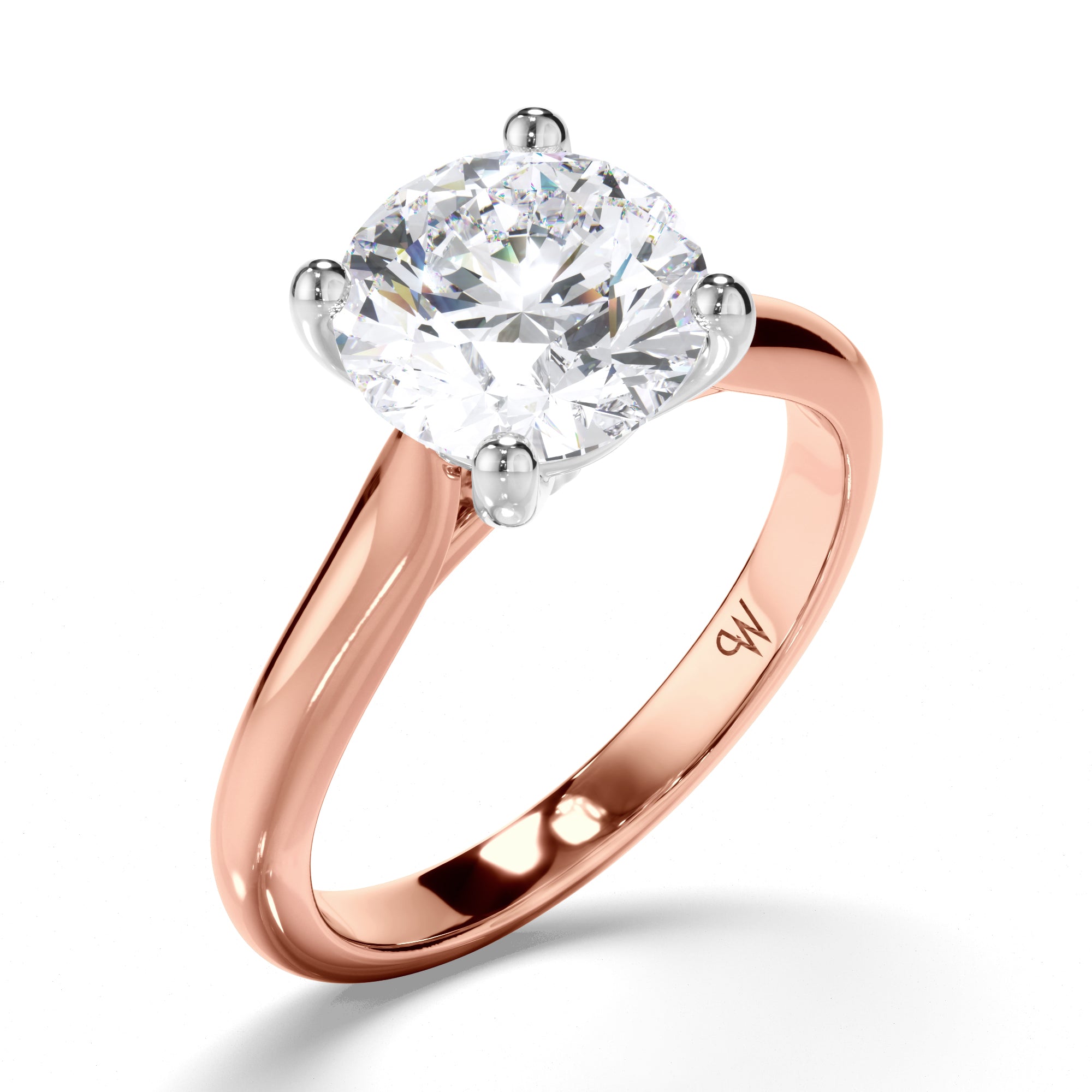 Round Diamond Solitaire Engagement Ring