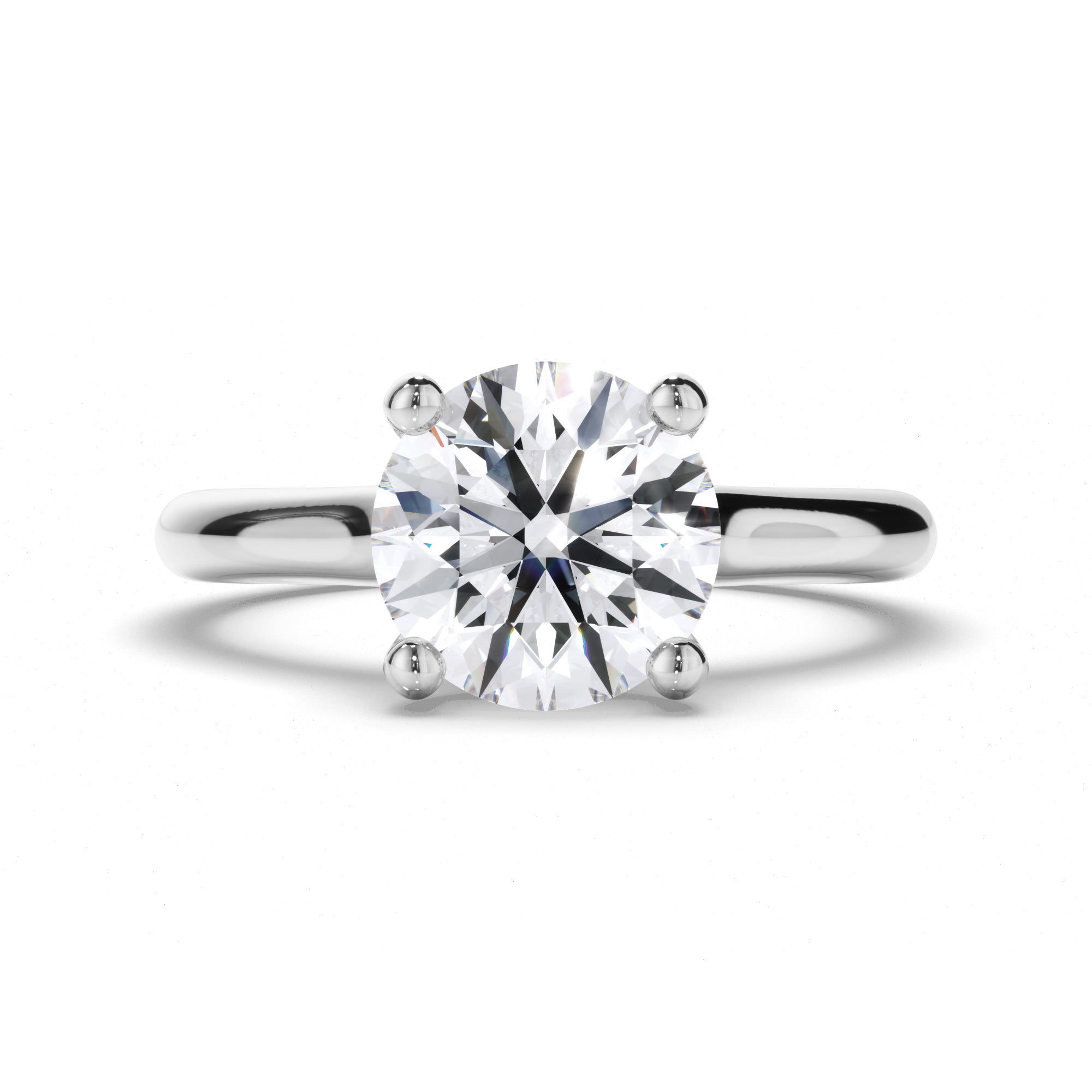 Round Diamond Solitaire Engagement Ring