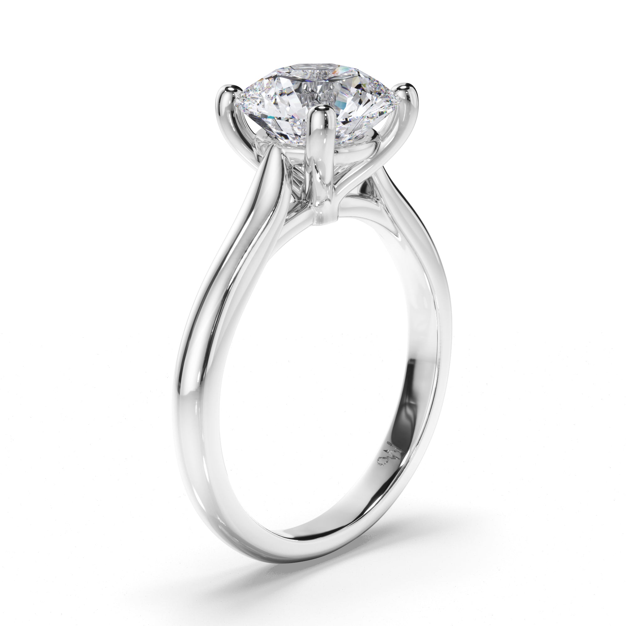 Round Diamond Solitaire Engagement Ring