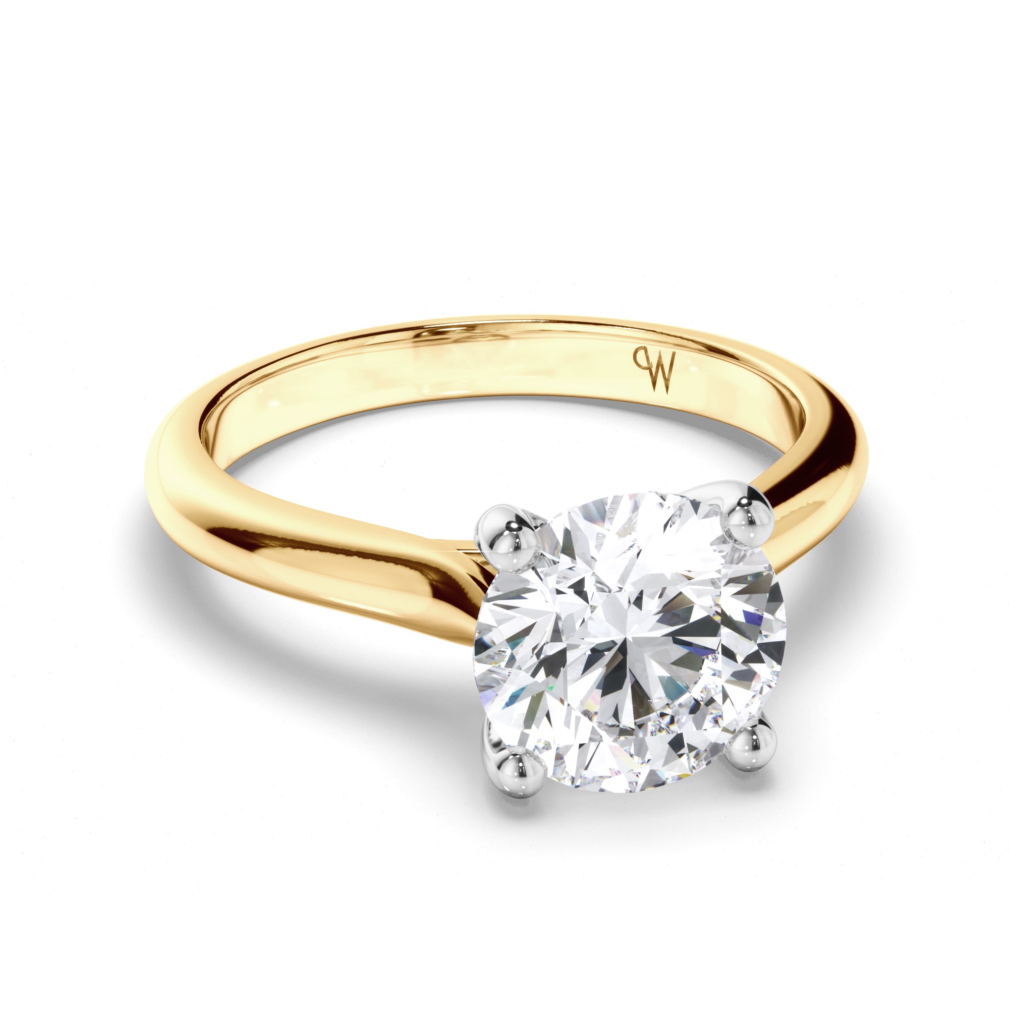 Round Diamond Solitaire Engagement Ring