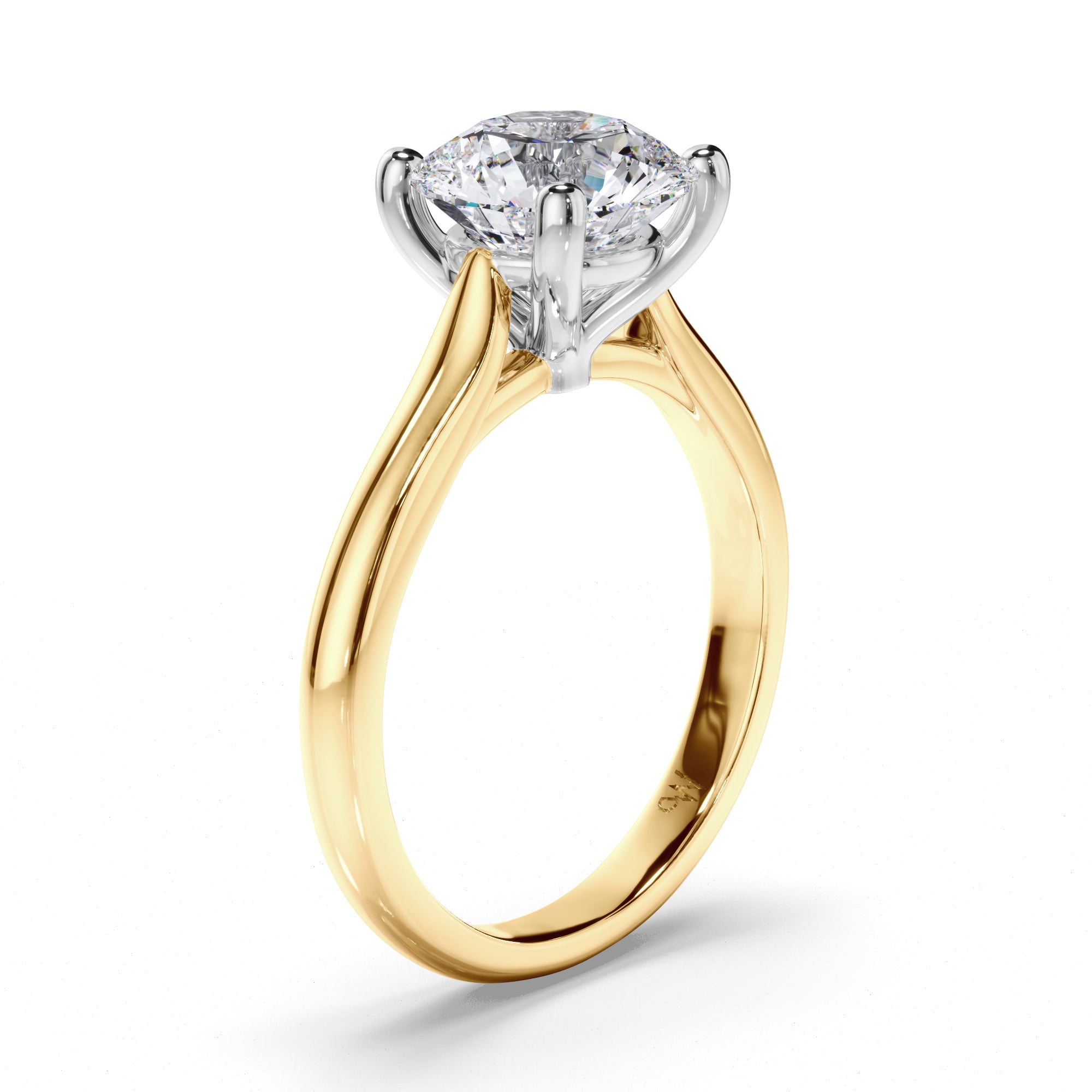 Round Diamond Solitaire Engagement Ring