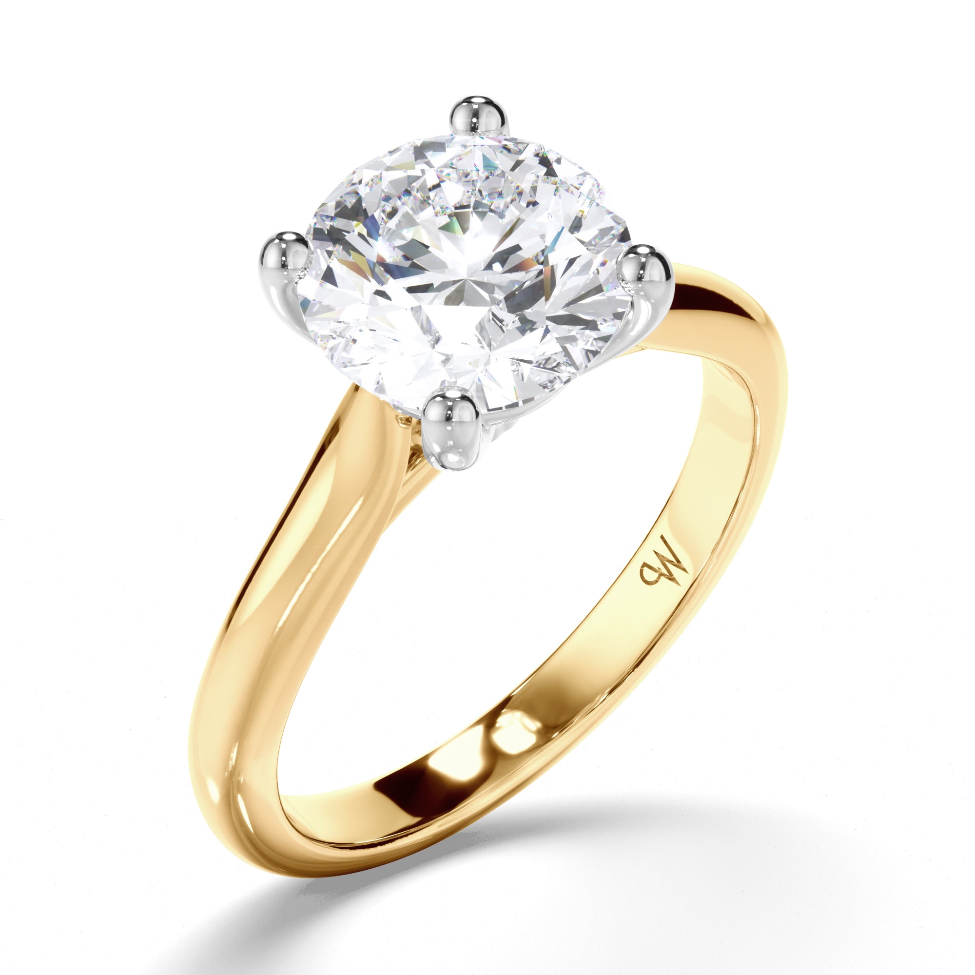 Round Diamond Solitaire Engagement Ring