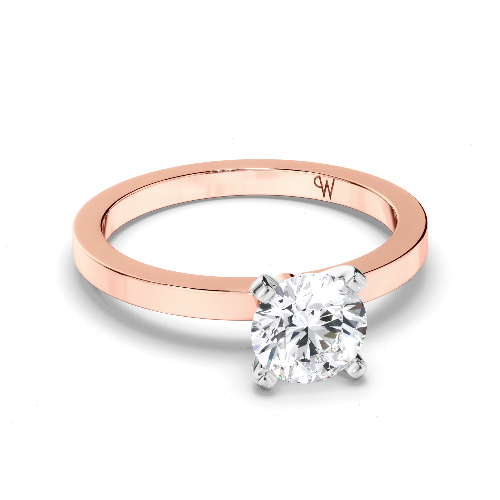 Round Diamond Solitaire Engagement Ring