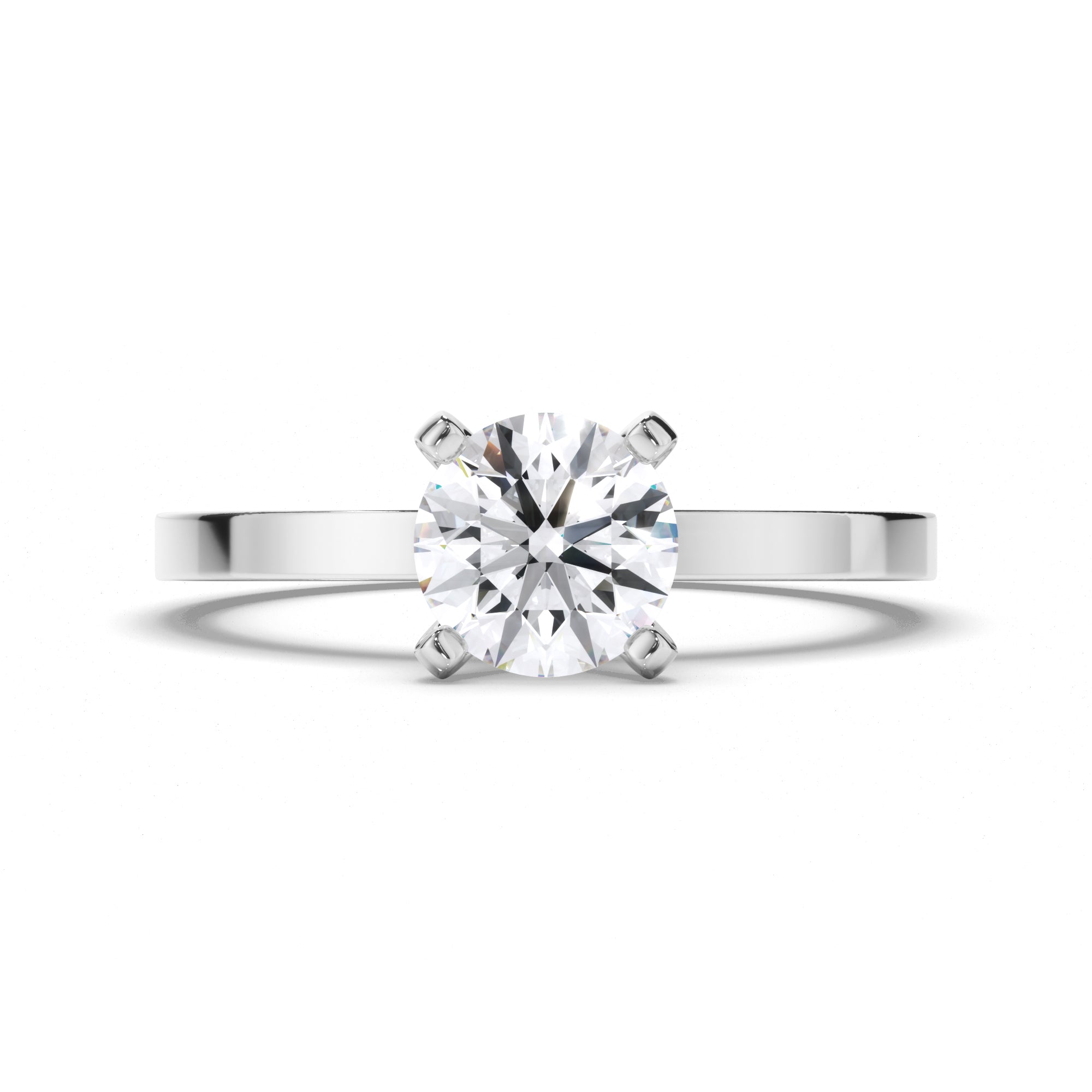 Round Diamond Solitaire Engagement Ring