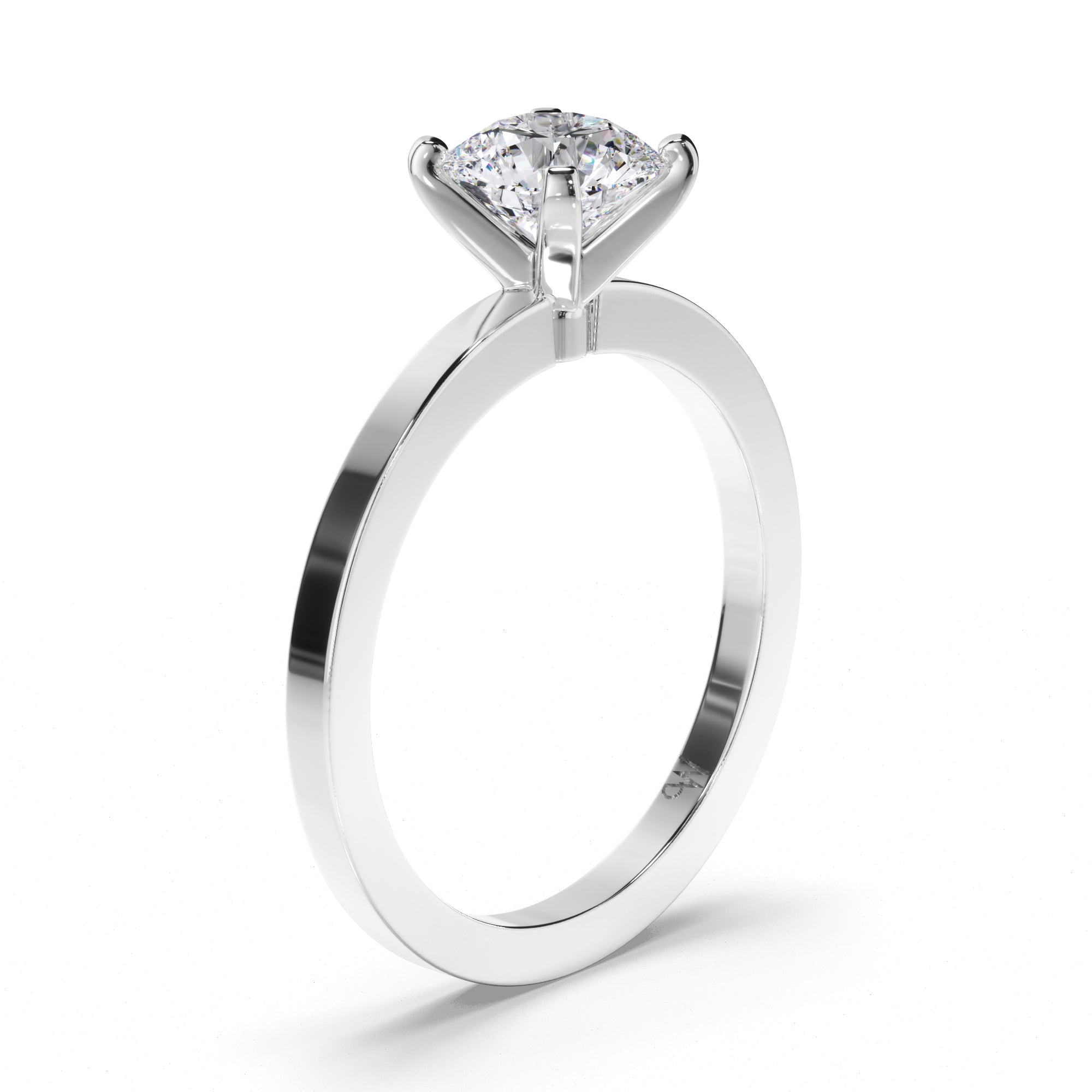 Round Diamond Solitaire Engagement Ring