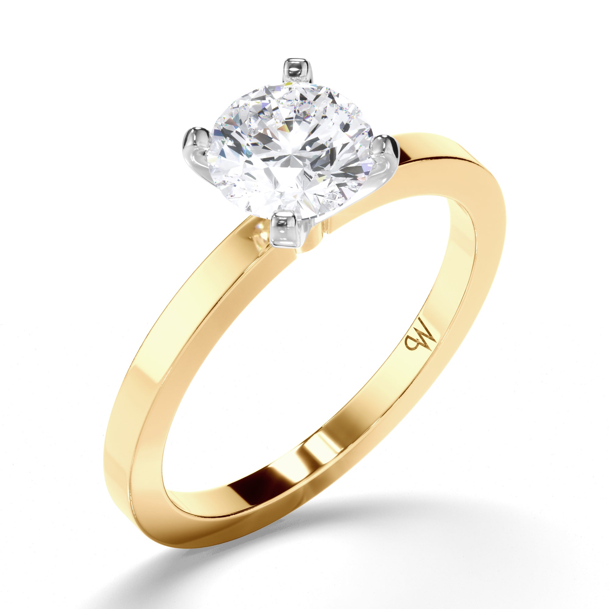Round Diamond Solitaire Engagement Ring